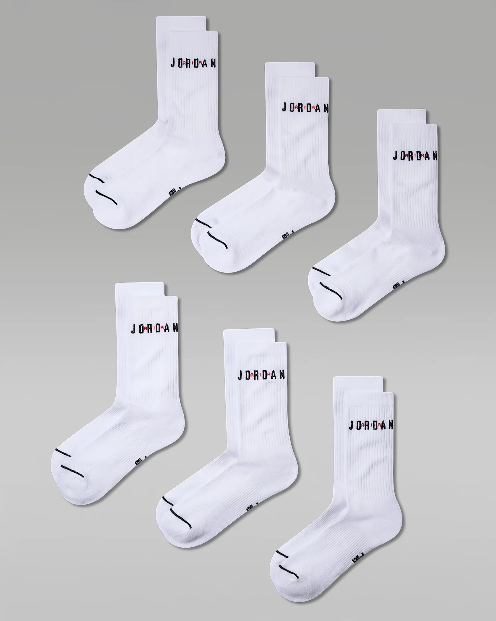 Jordan Everyday Crew Socks (6 Pairs) - 1
