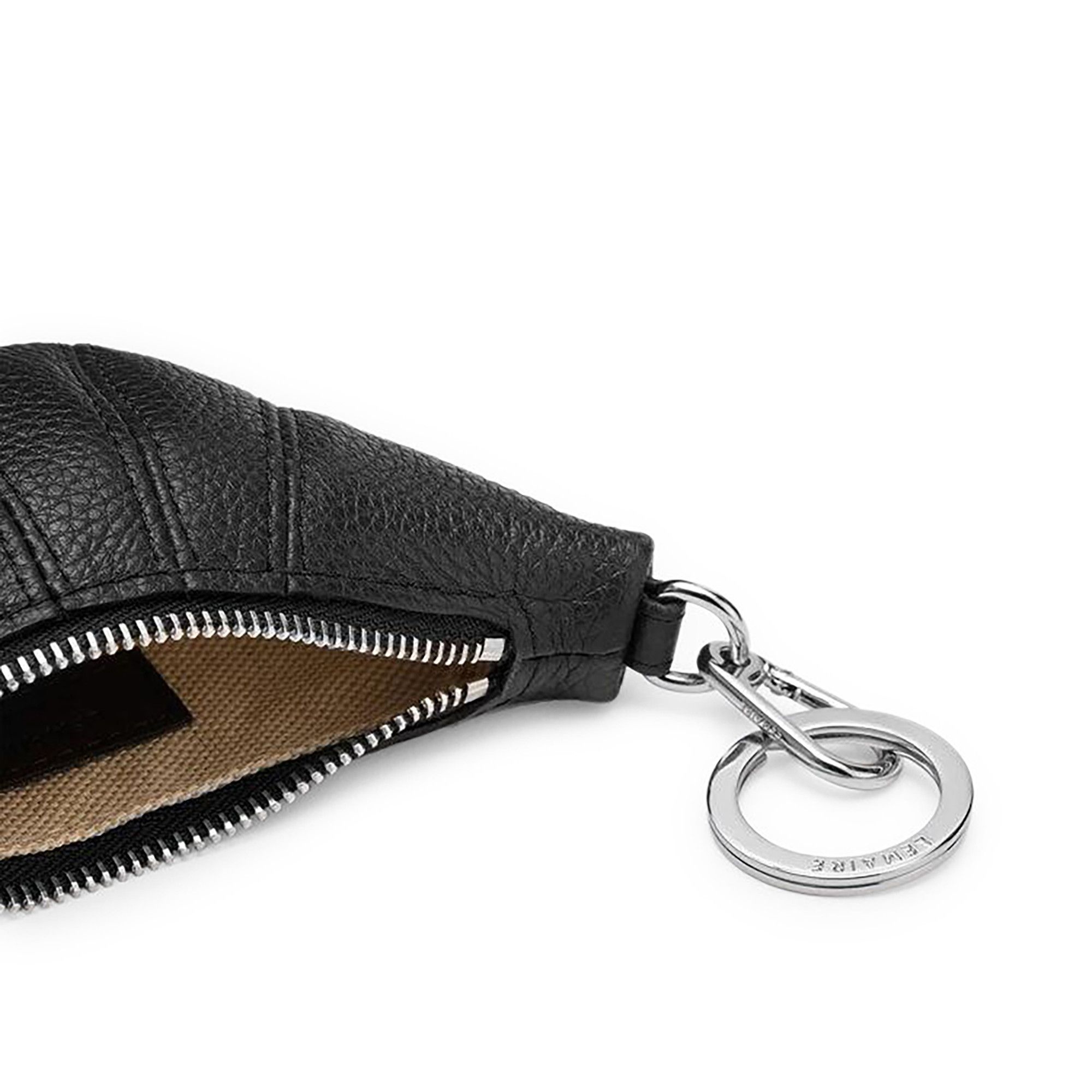 Lemaire Mini Croissant Keyring 'Black' - 2