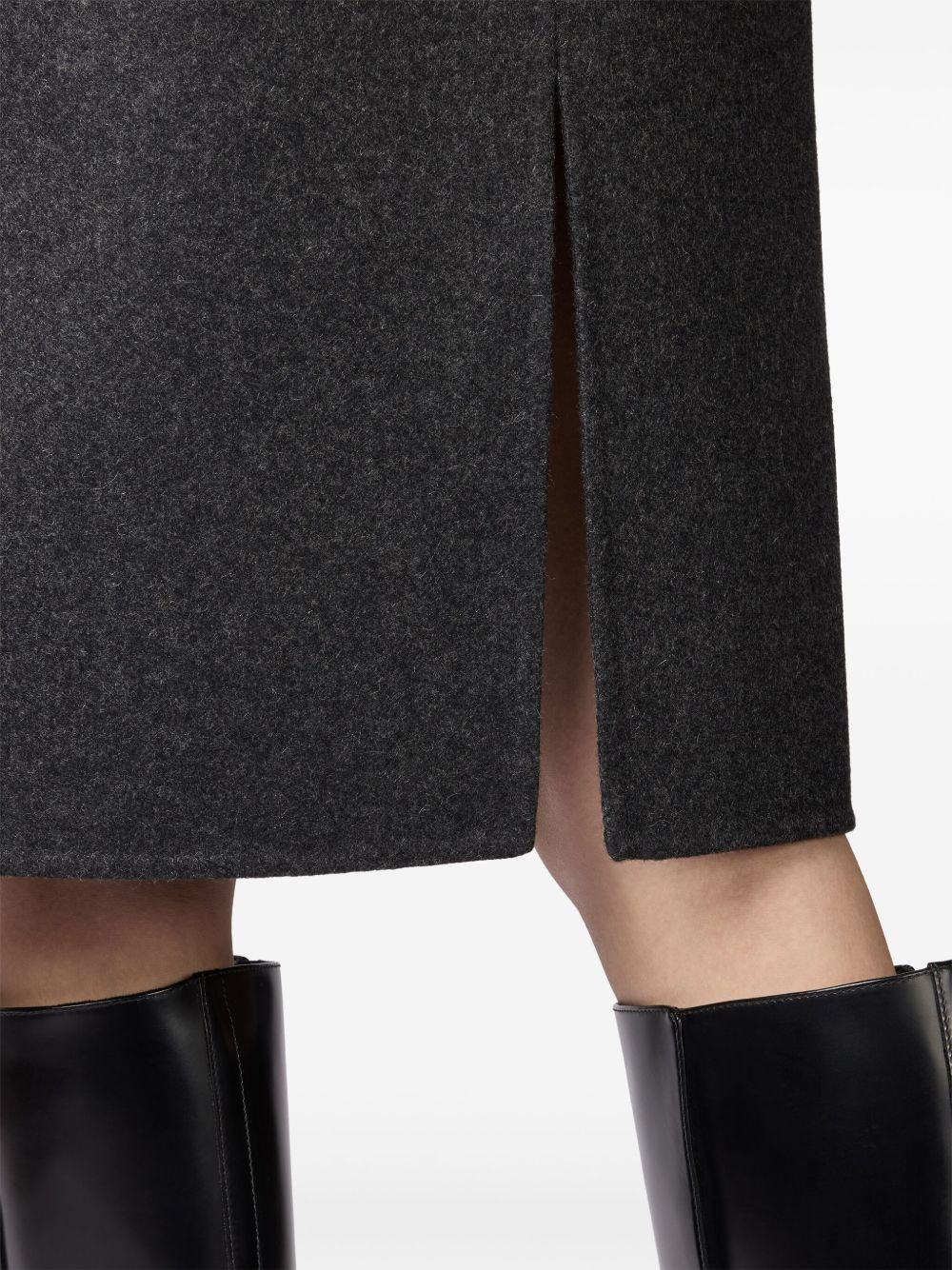 double-pocket wool skirt - 5