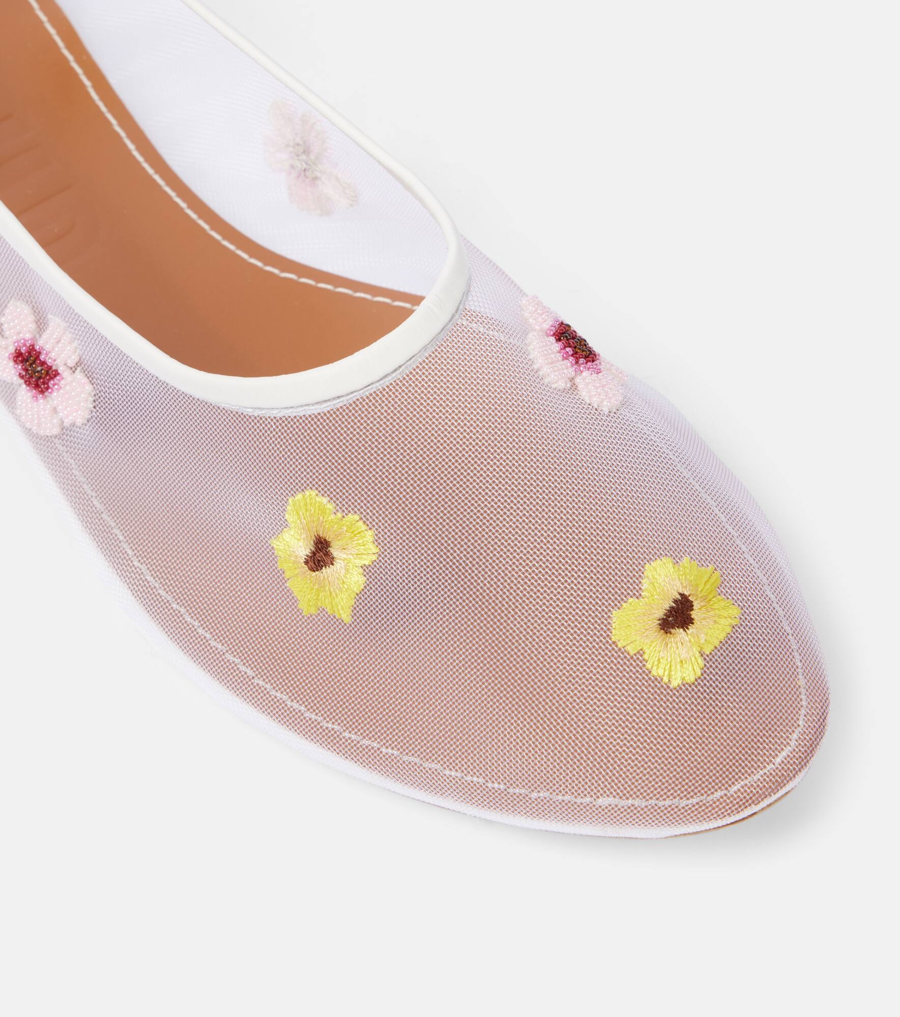 Alba floral mesh ballet flats - 5