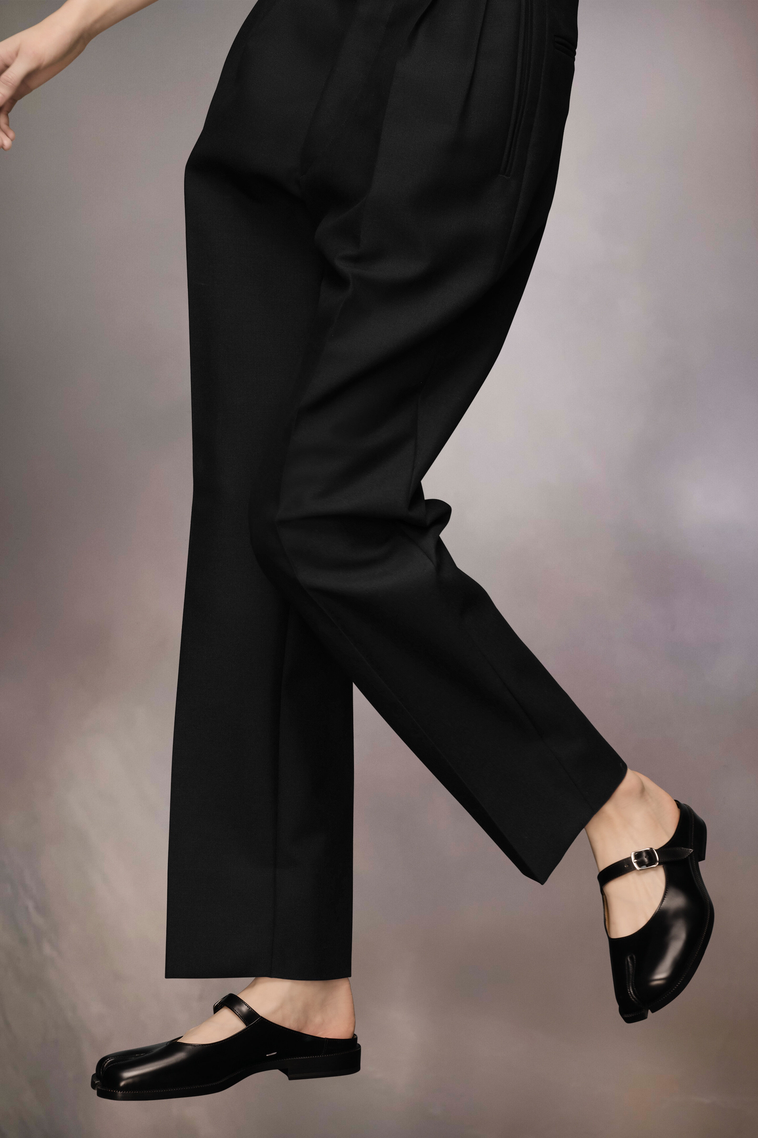 【MAISON MARGIELA】Mary-Jane Tabi City Tabi City Mary Jane Mule in Black
