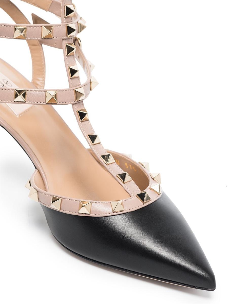 VALENTINO GARAVANI ROCKSTDU LEATHER PUMPS - 2