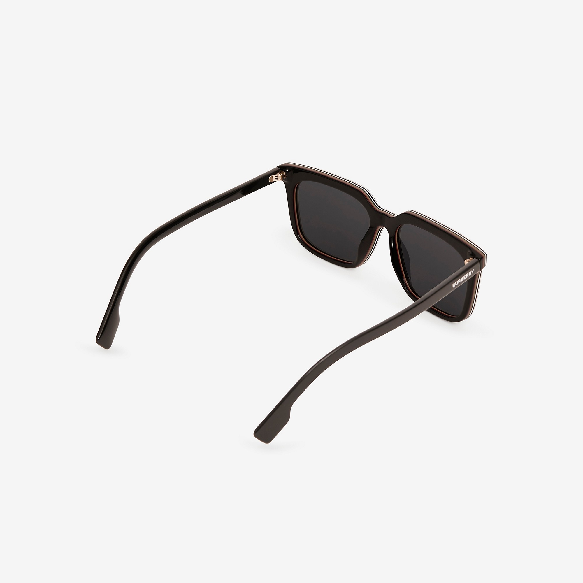 Stripe Detail Square Frame Sunglasses - 3