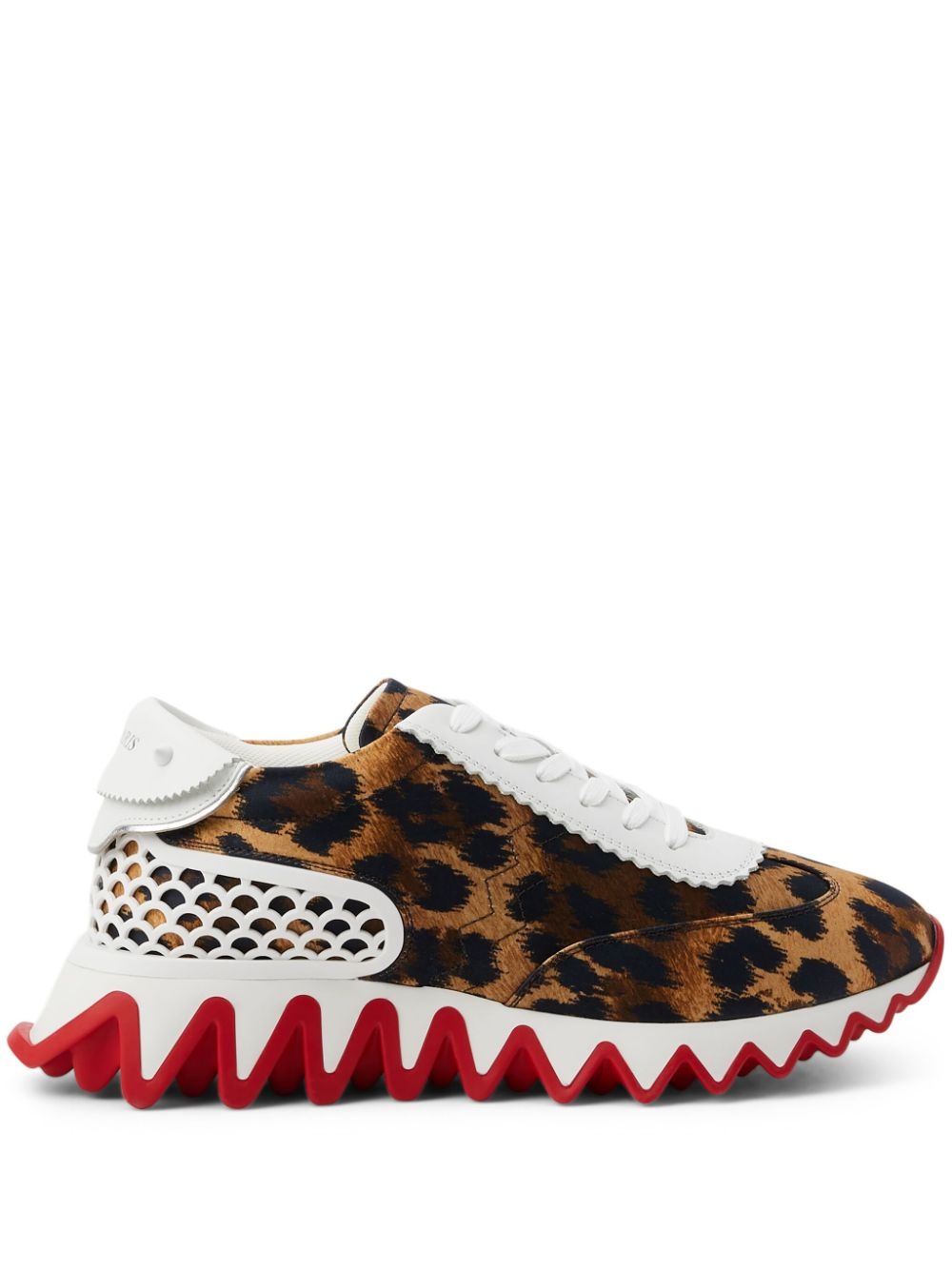 Loubishark leopard-print sneakers - 1