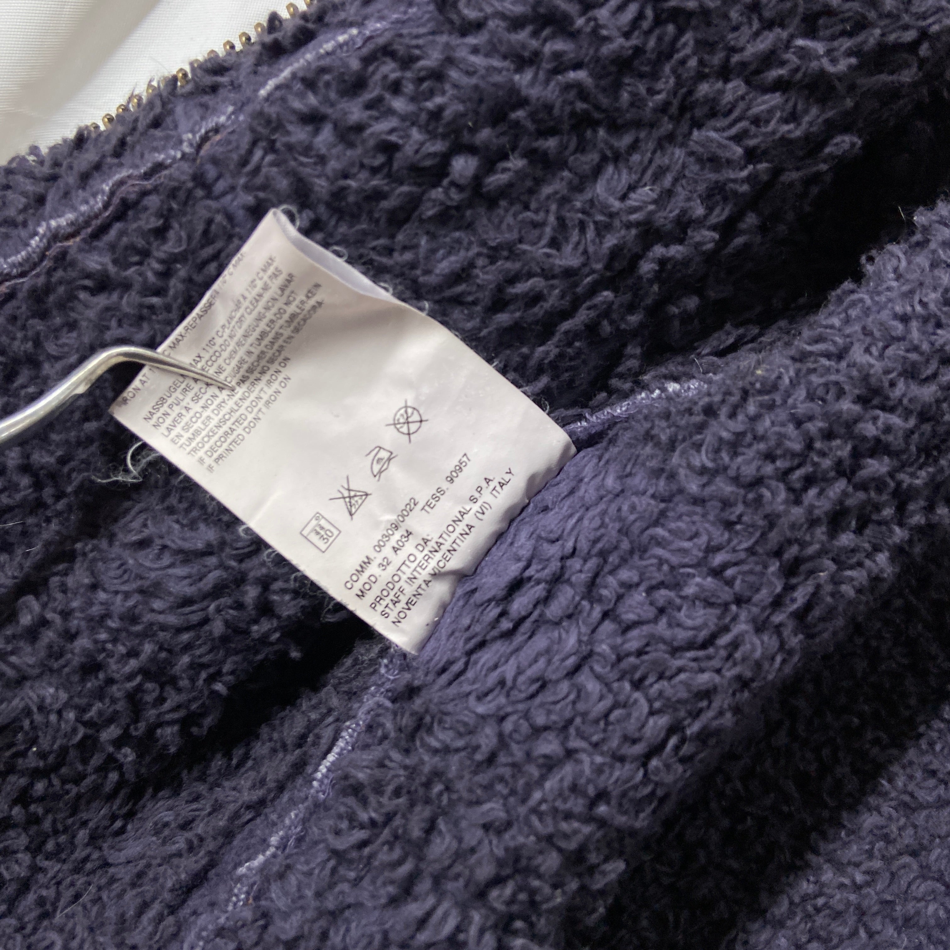 Maison martin margiela 2002 line 6 purple long coat 36 - 15