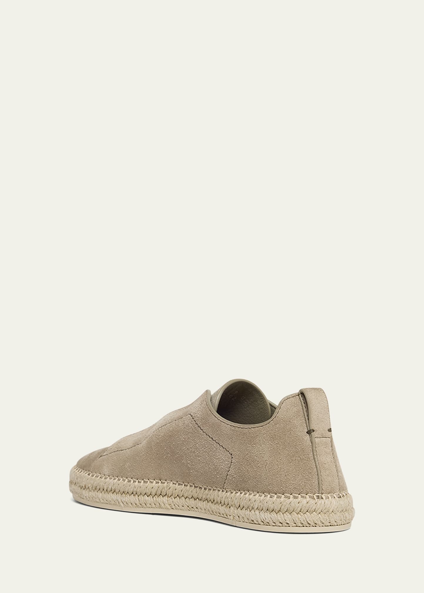 Men's Triple Stitch Suede Espadrille Sneakers - 2