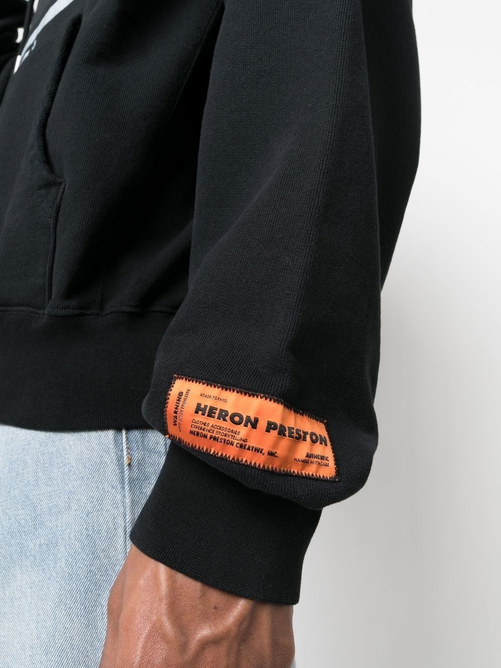 heron graphic-print hoodie - 5