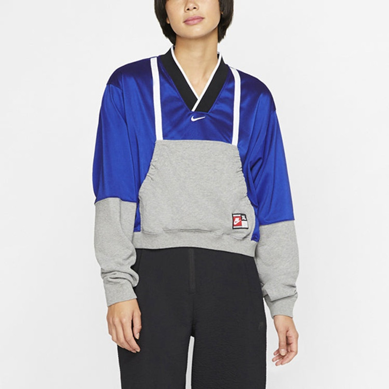 Nike (WMNS) Nike ISPA Sweatshirt 'Blue Grey' CD6371-480 outlook