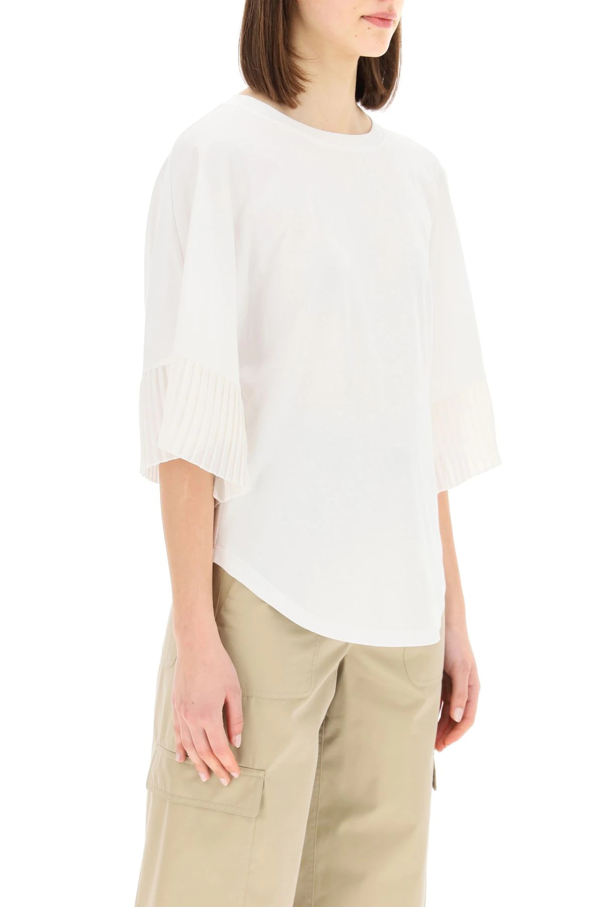 TOP WITH PLEATED SLEEVES - 3