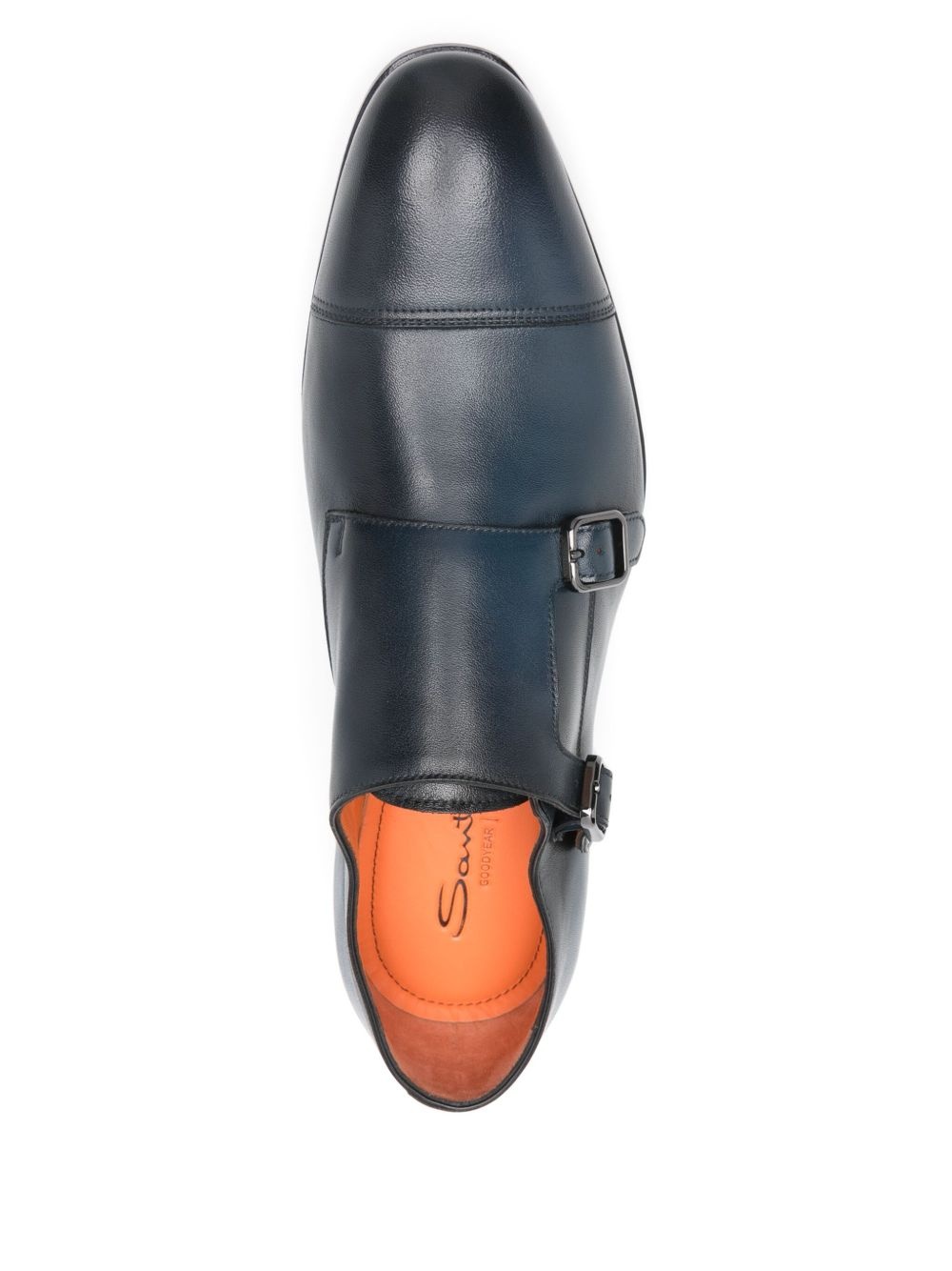 leather monk shoes - 4