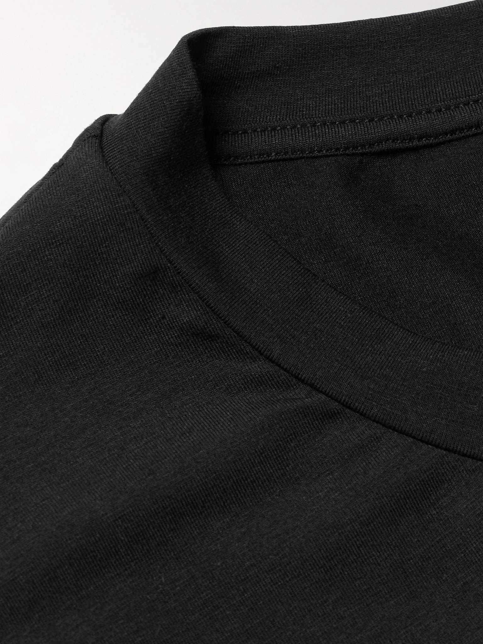 Slim-Fit Stretch Cotton and Modal-Blend Jersey T-Shirt - 5
