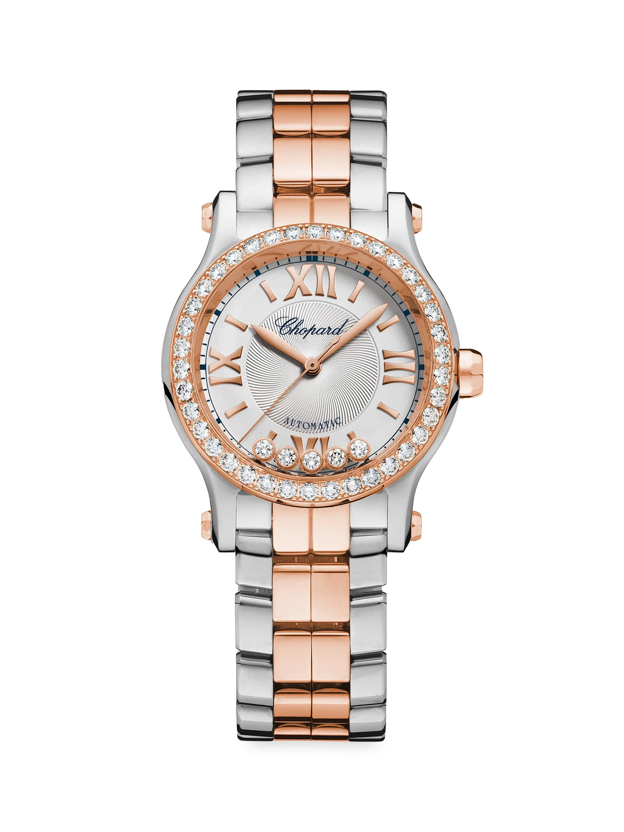 Women's Happy Sport Two-Tone Diamond Watch - 1
