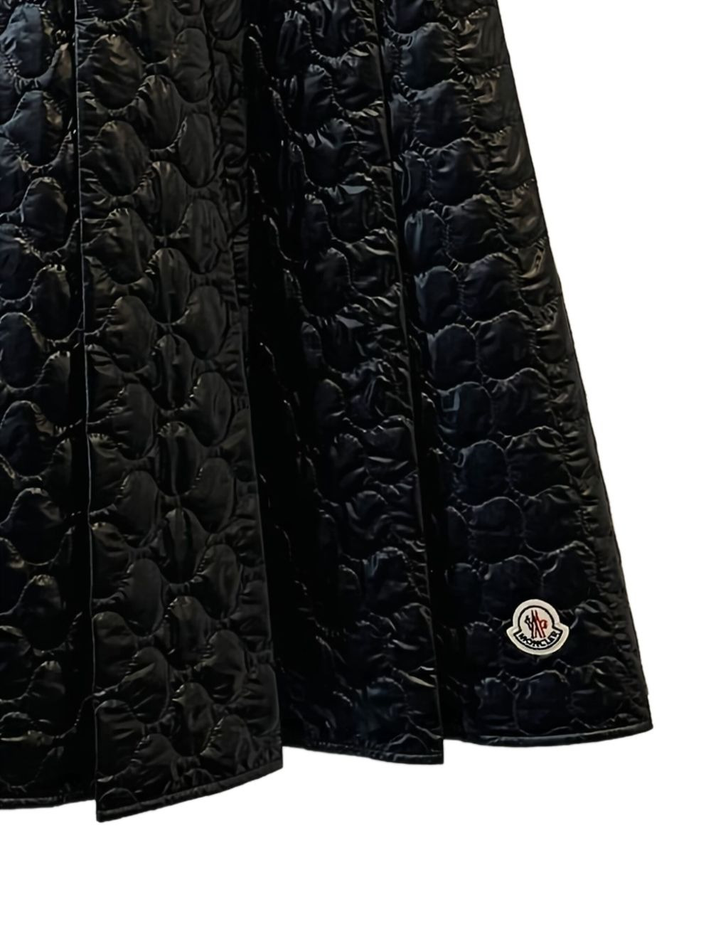 quilted pleated midi skirt - 2