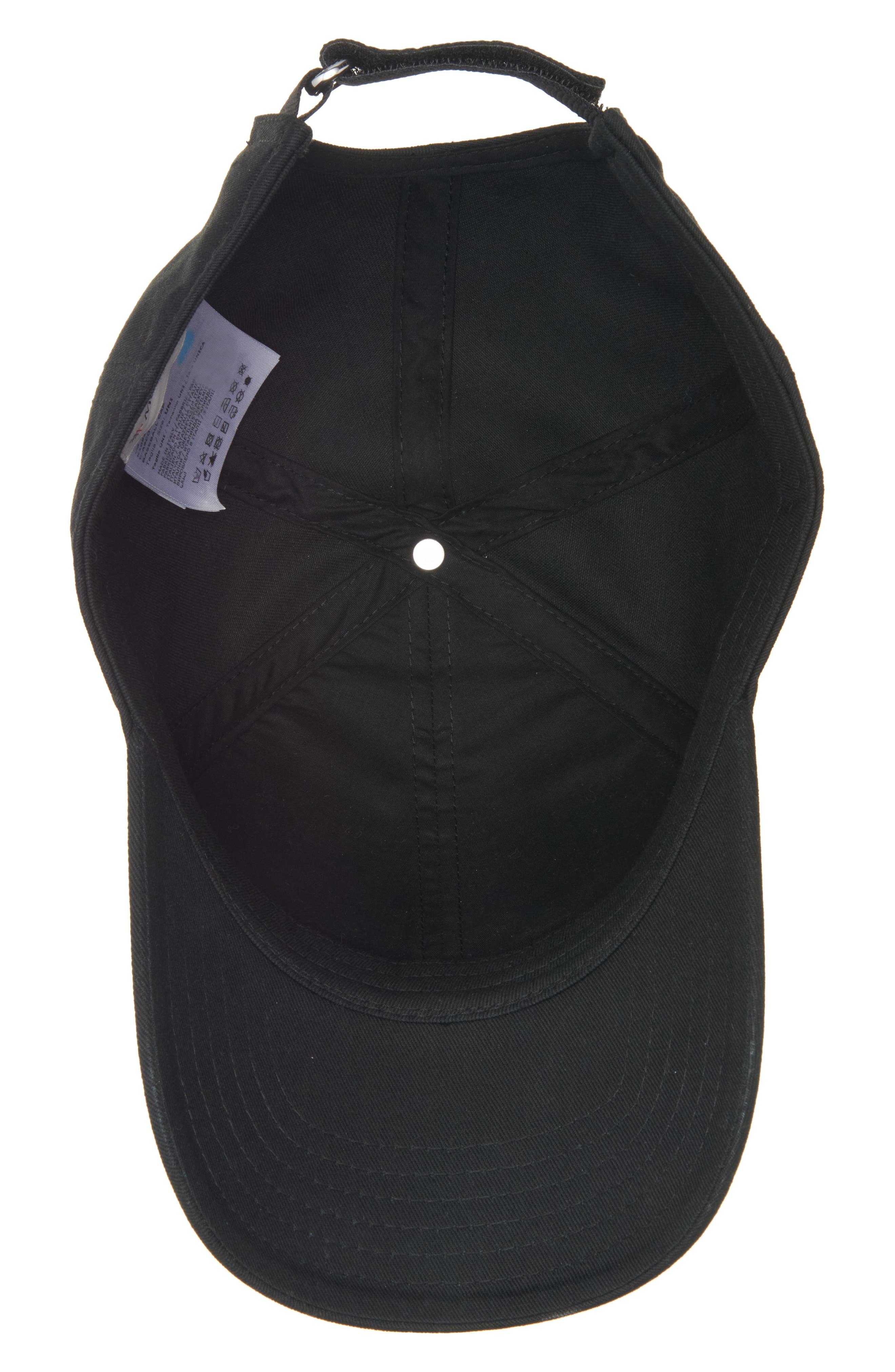 Moncler Logo Patch Adjustable Baseball Cap in Black at Nordstrom - 5