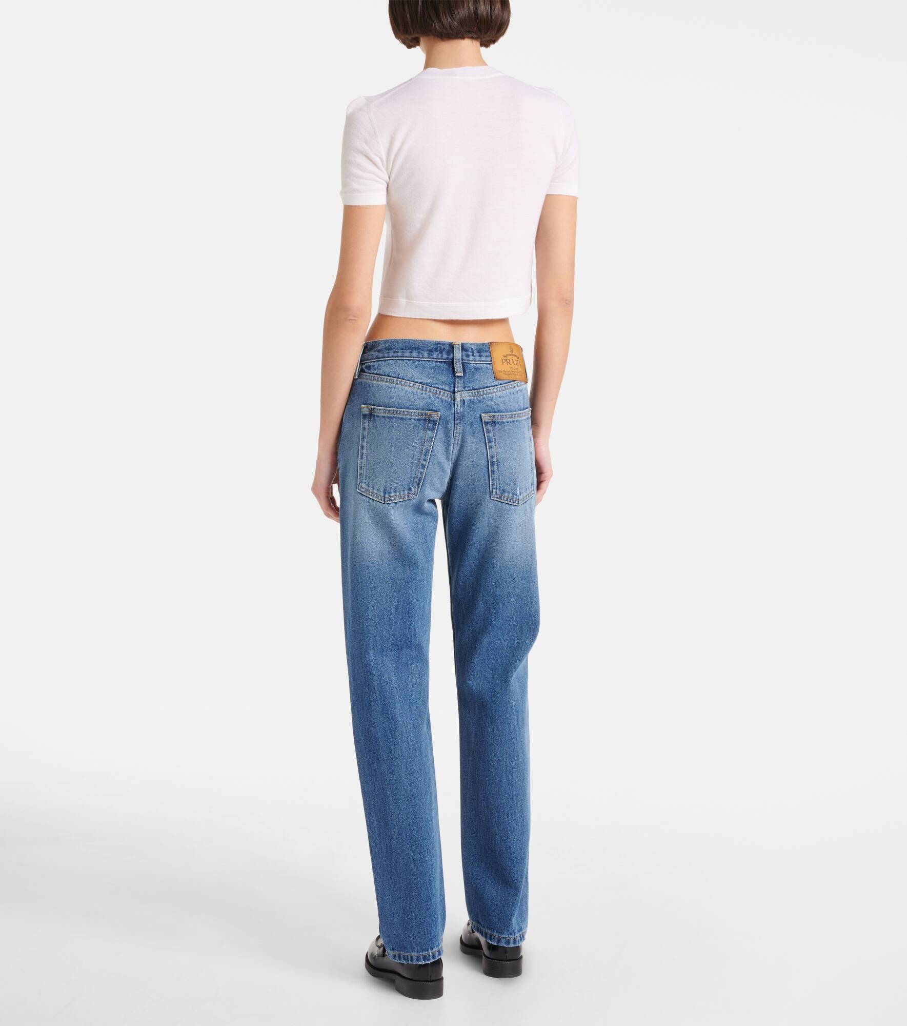 Mid-rise straight jeans - 3