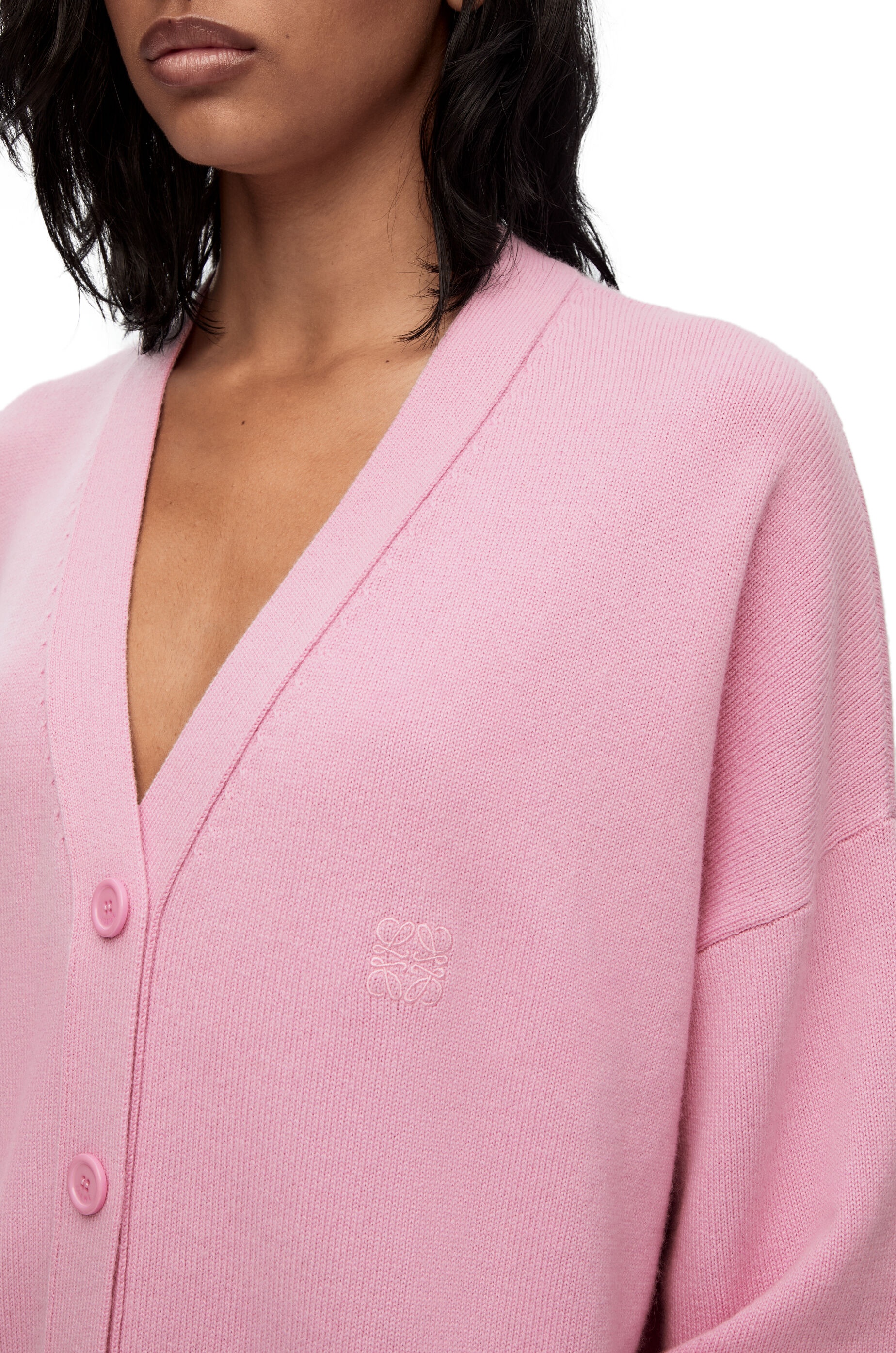 Asymmetric cardigan in cashmere - 5
