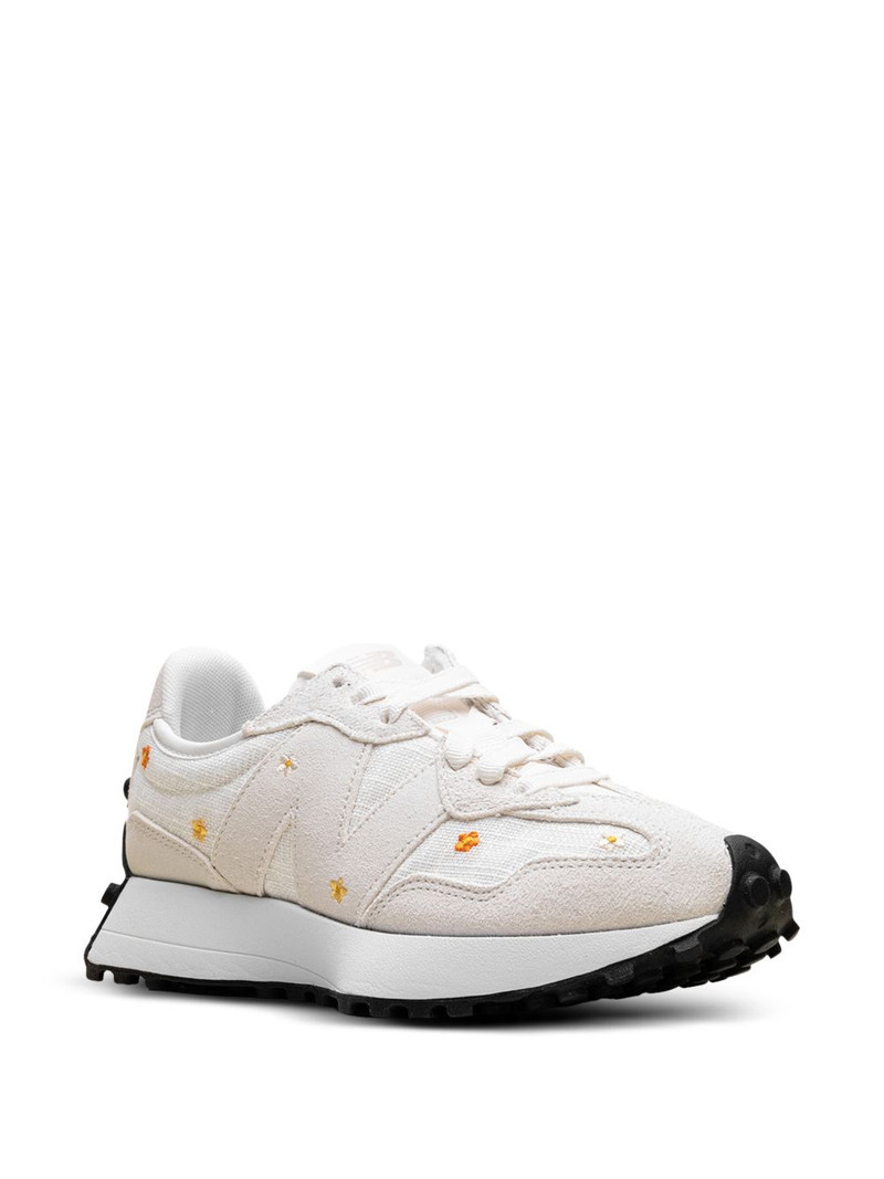 New Balance 327 floral-embroidery sneakers outlook