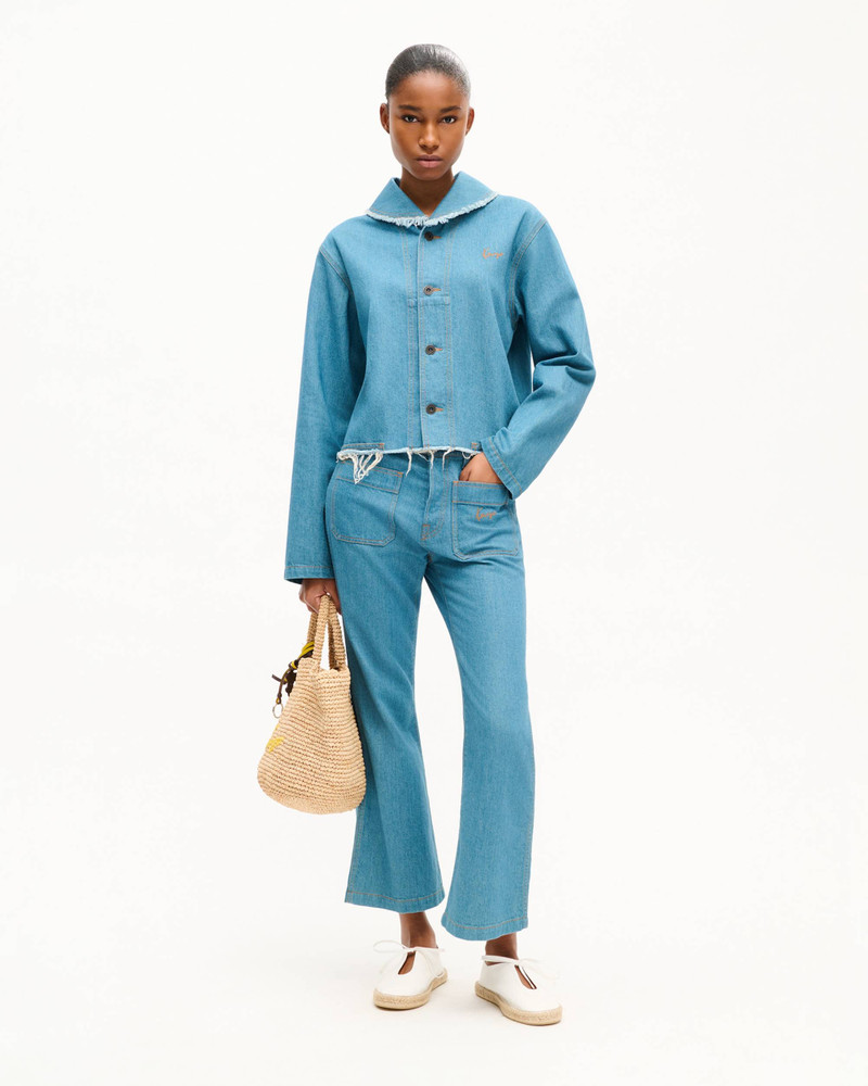 KENZO Chore workwear jacket in japanese denim outlook