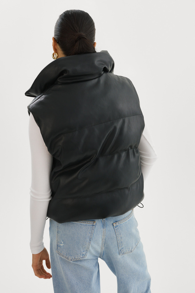 MARINA | Faux Leather Vest 5