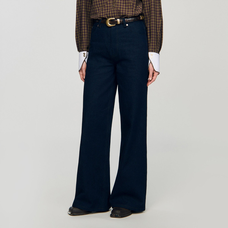 WIDE-LEG RAW JEANS 5