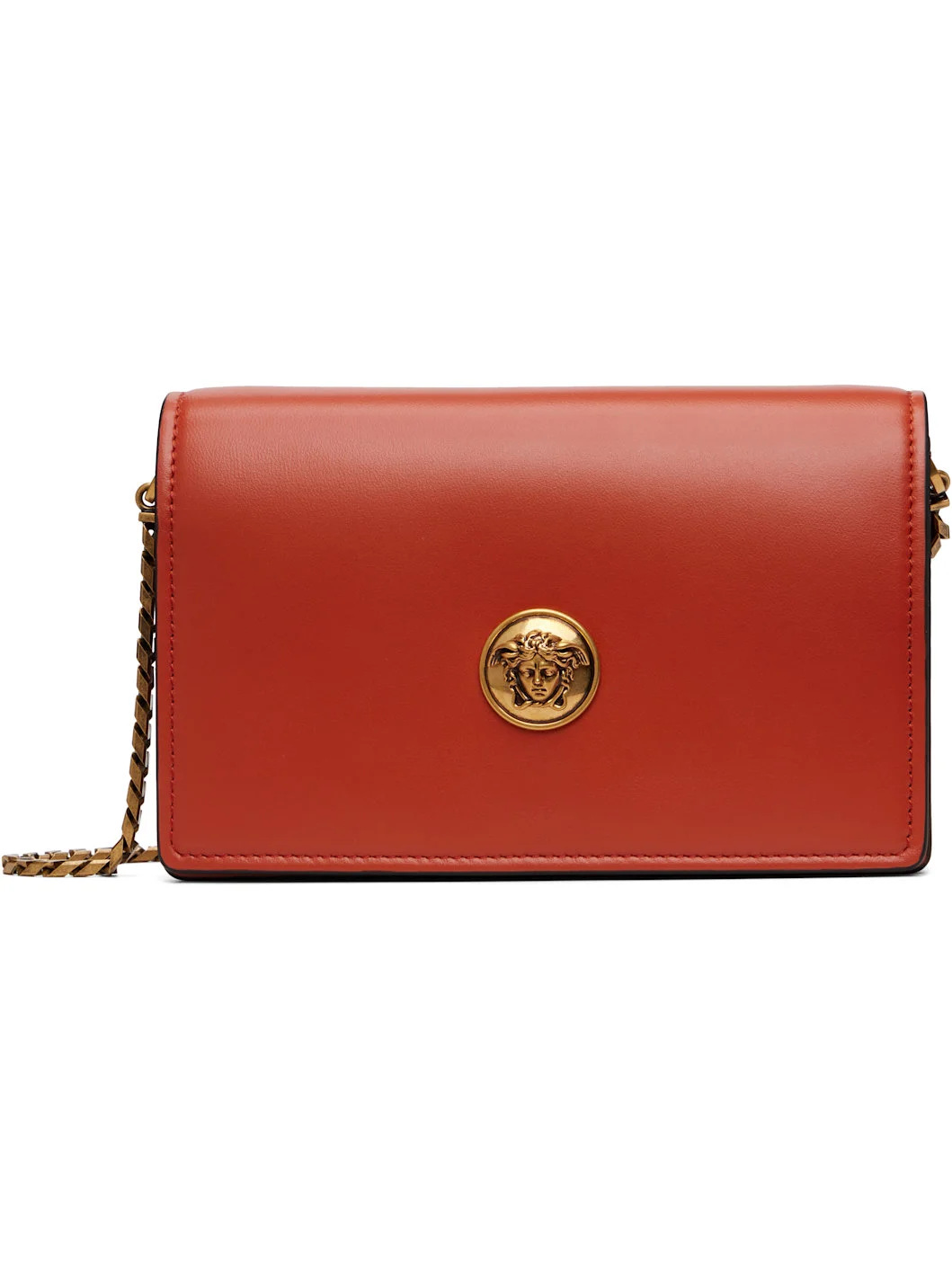 Orange Emblème Nappa Mini Bag - 1
