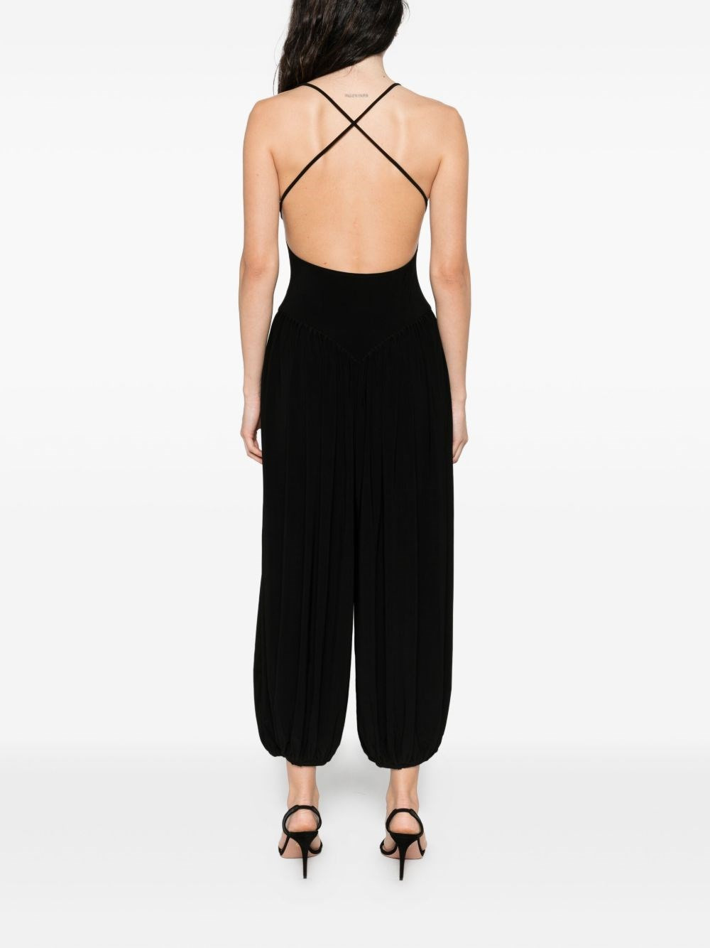Sleeveless long jumpsuit - 4