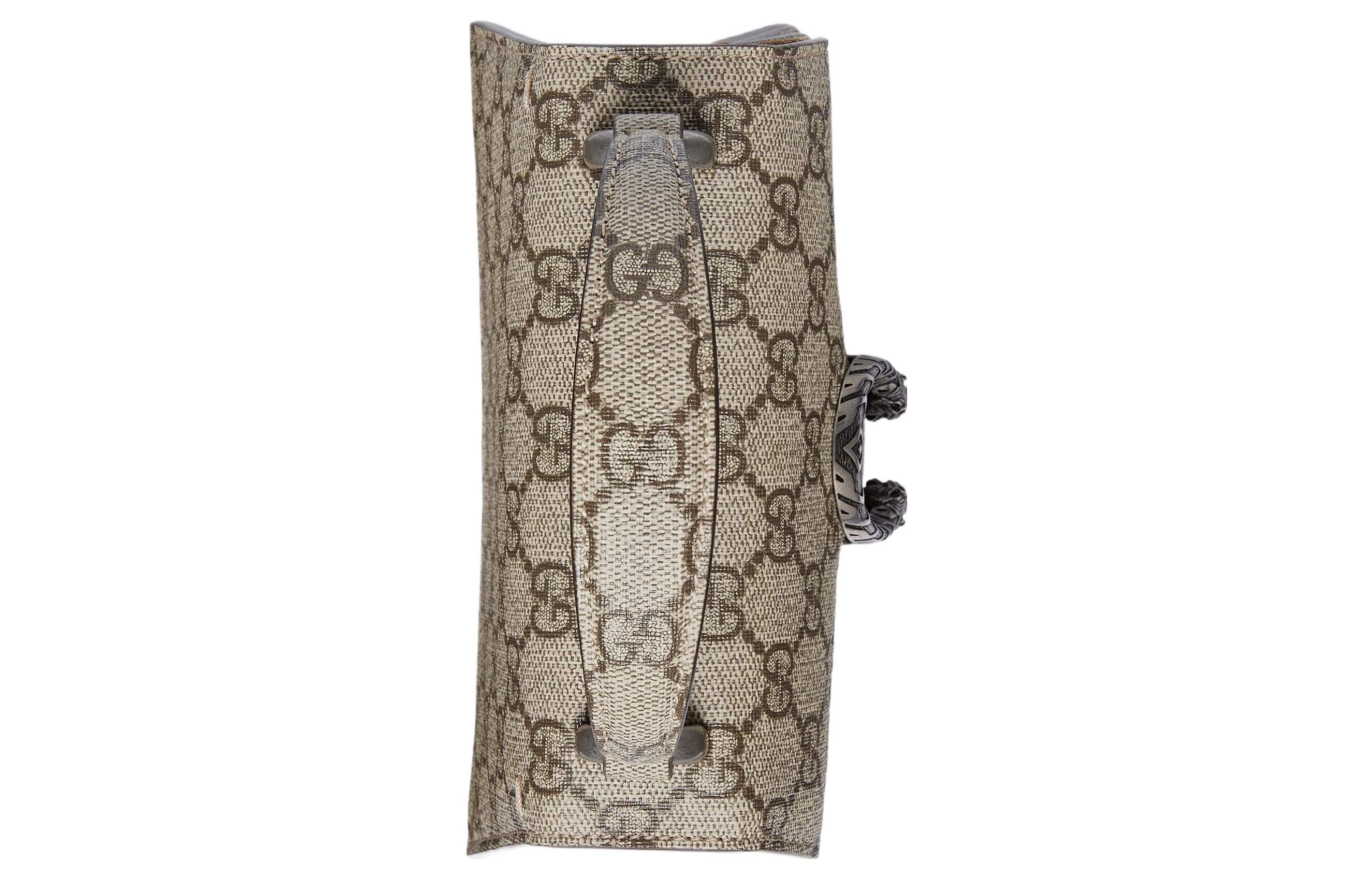 (WMNS) Gucci Dionysus Mini Top Handle Bag 'Beige Ebony' 752029-KHNRN-8642 - 7