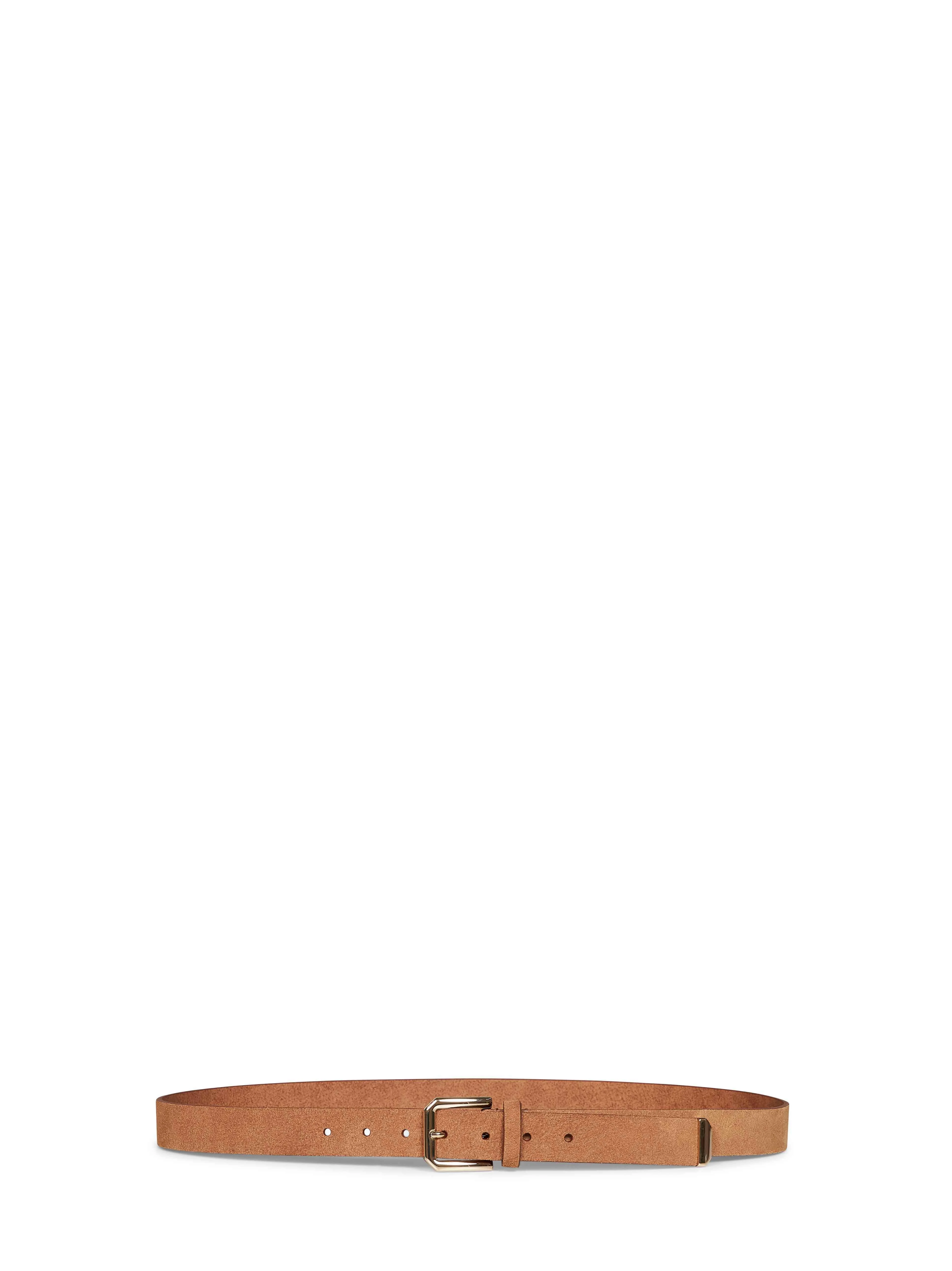 Light brown reversed leather belt - 1