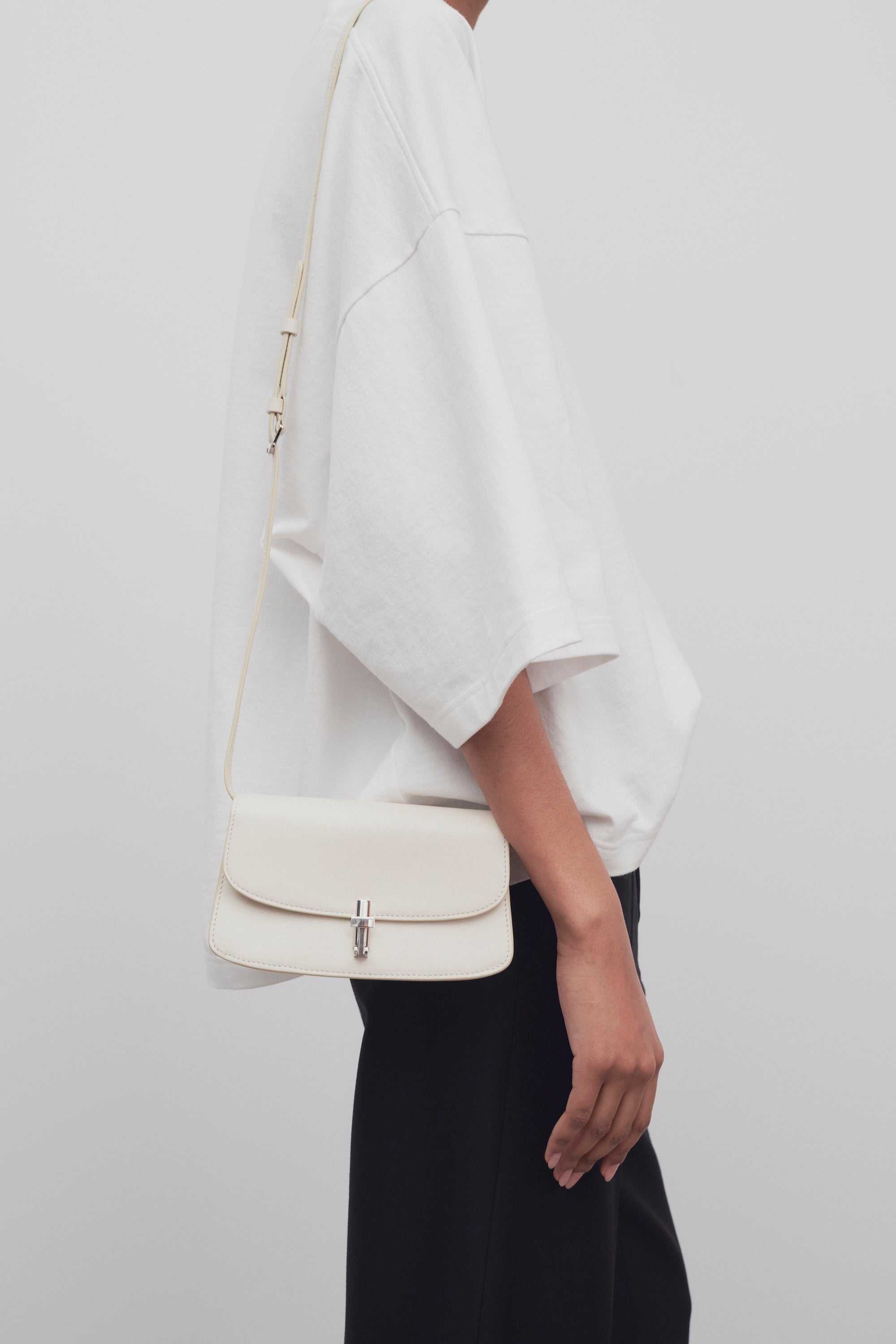 The Row E/W Sofia Bag in Leather | REVERSIBLE