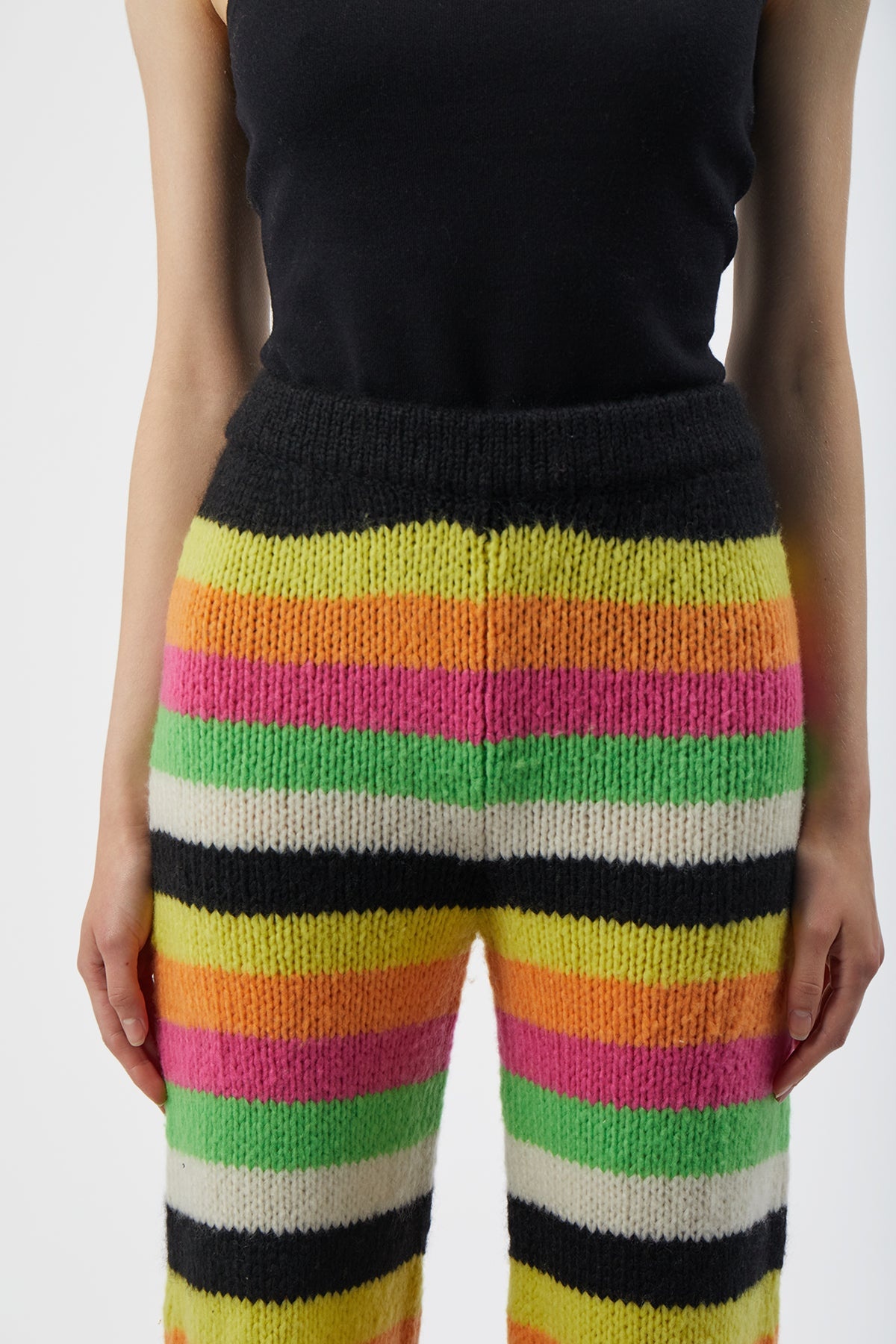 Liu Striped Pant in Cashmere - 4
