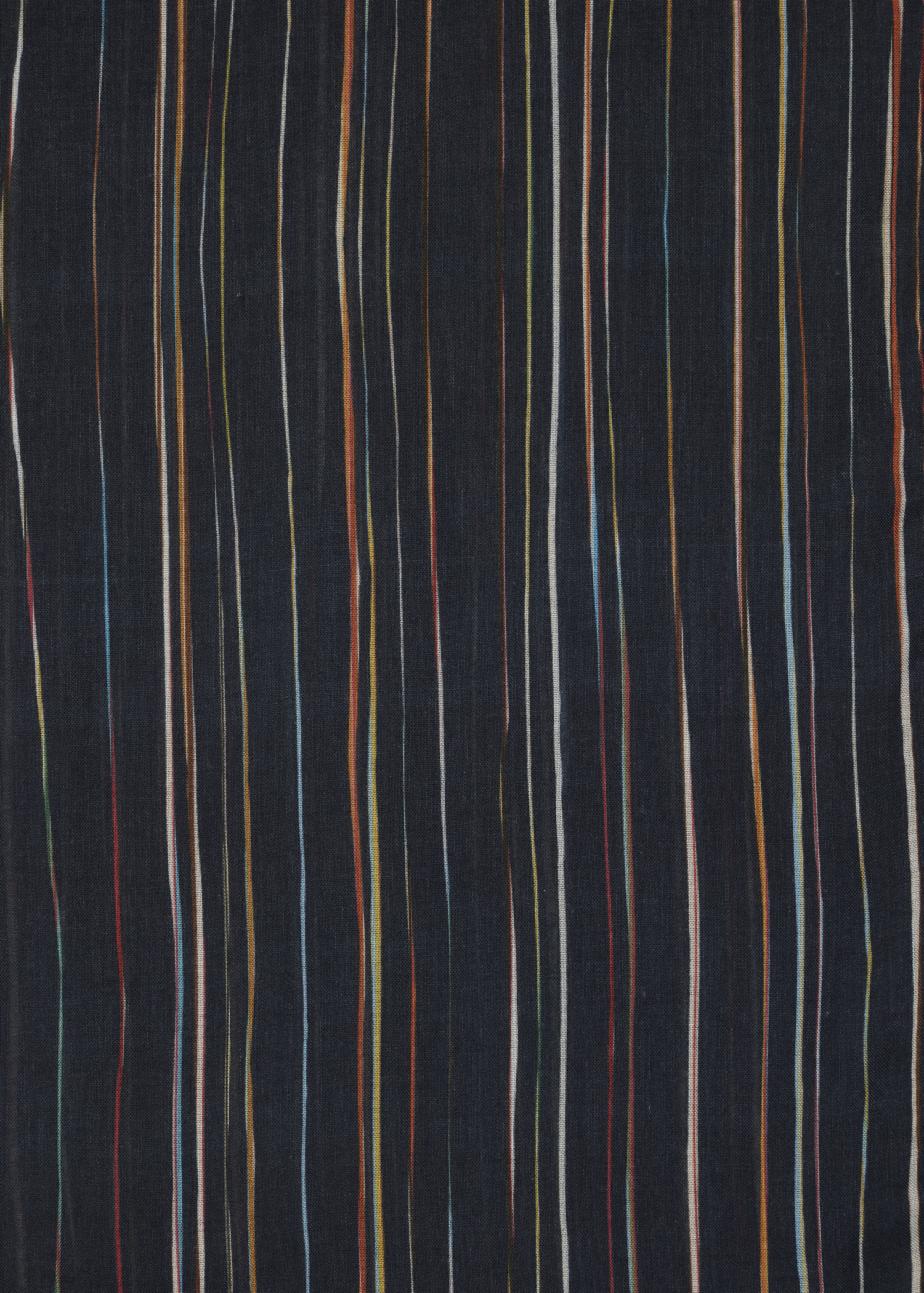 Dark Blue 'Signature Stripe' Scarf - 3