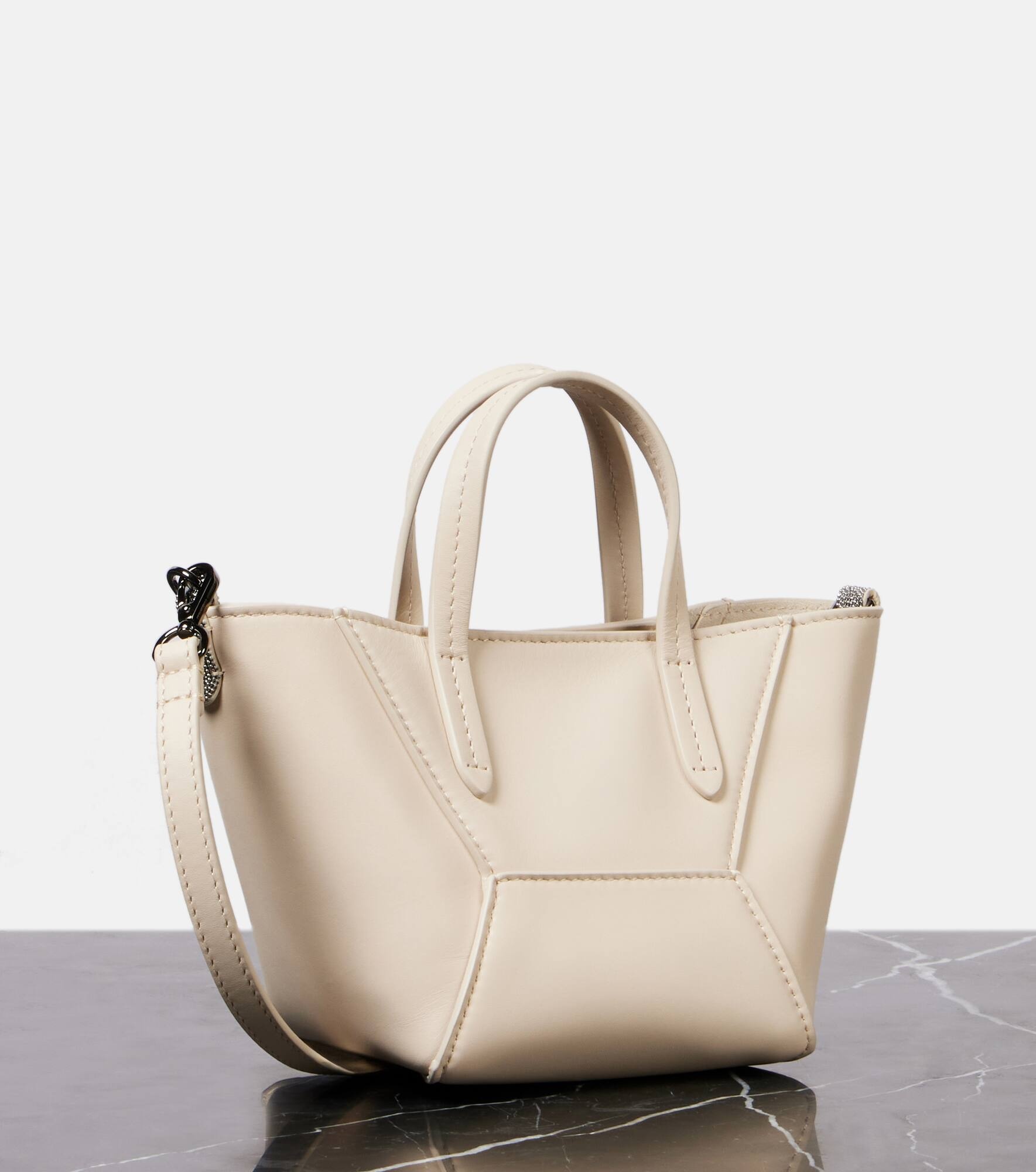 BC Duo Small leather tote bag - 4