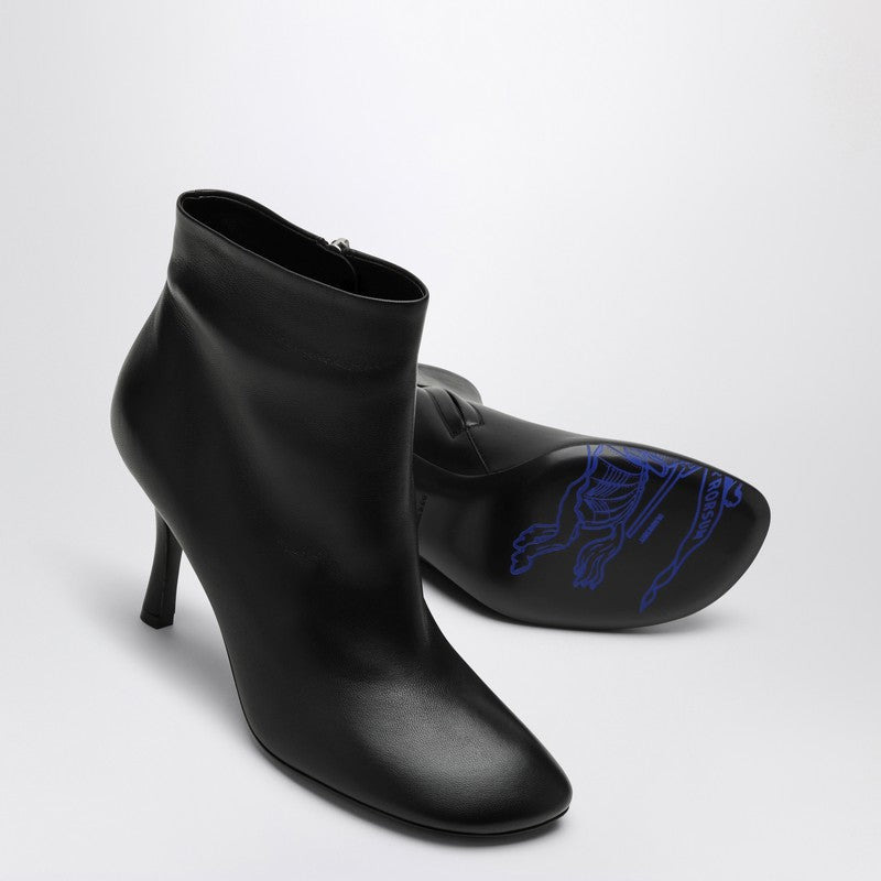 Burberry Black Leather Baby Boot Women - 4