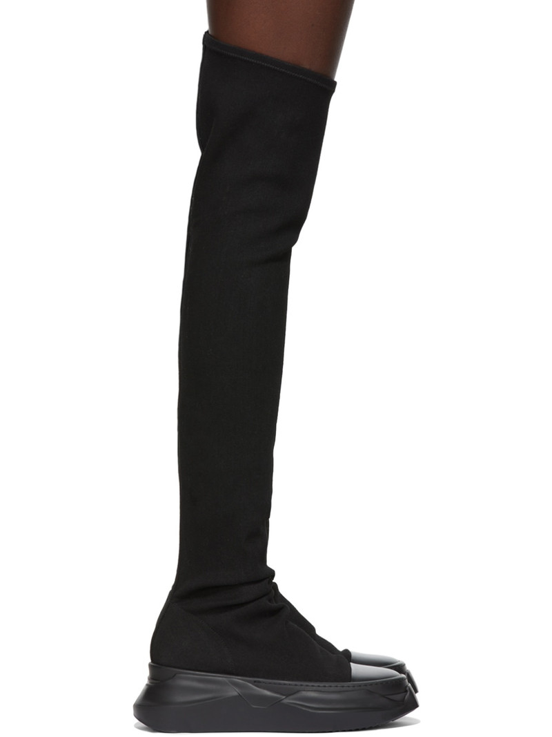 chunky knee-length boots - 1
