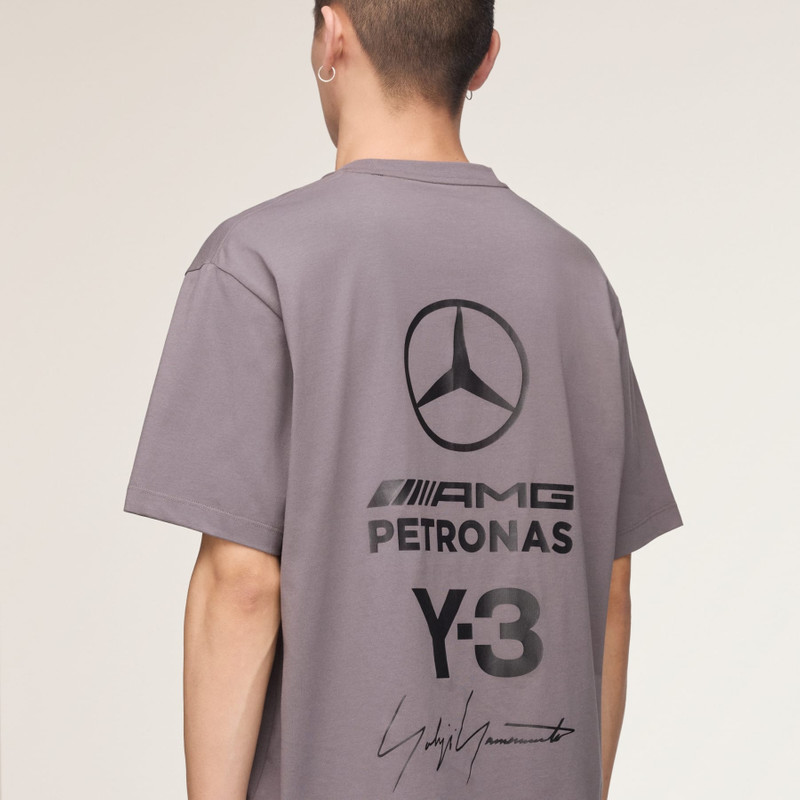 Y-3 MERCEDES LOGO STACK SHORT SLEEVE TEE 7