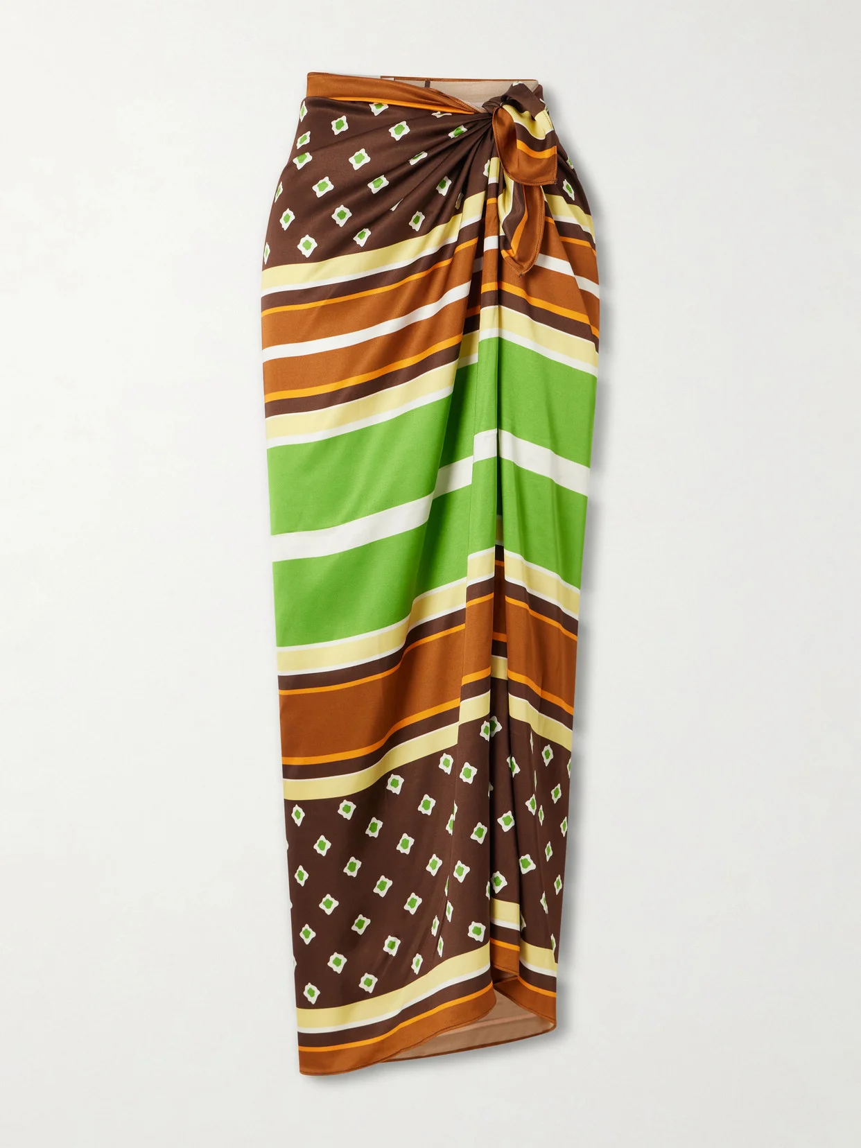 Soleil Satin Waist Scarf - 1