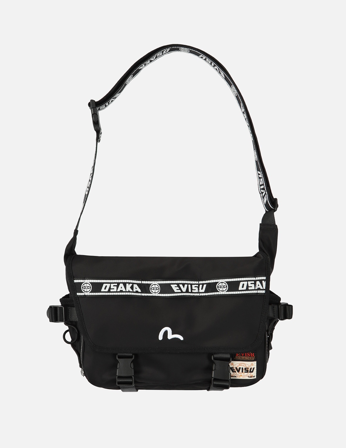 SEAGULL EMBROIDERY MESSENGER BAG - 1