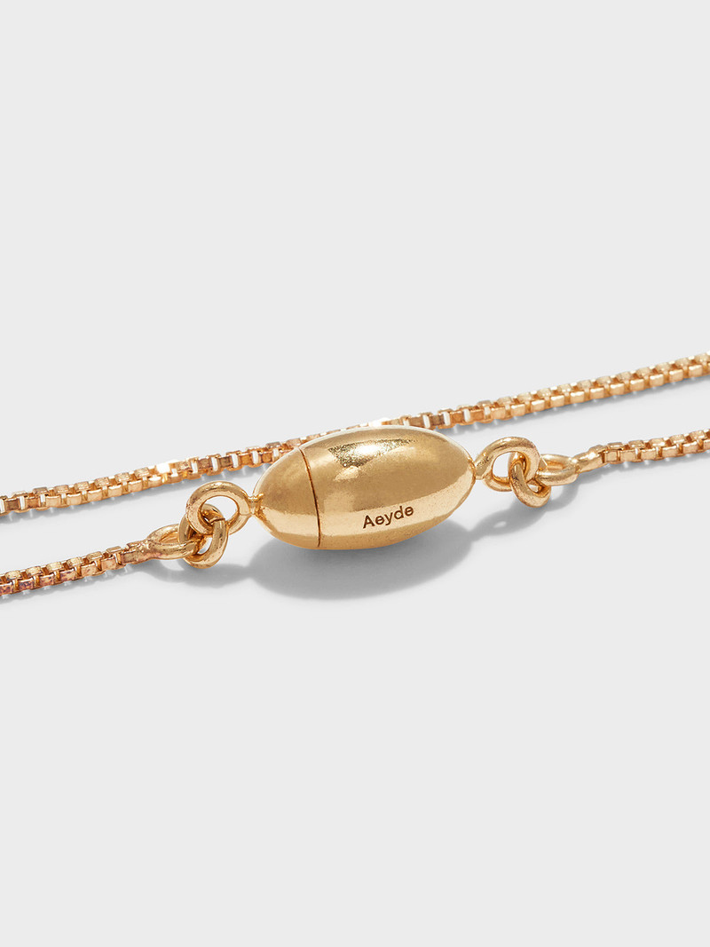 Aeyde Sony 18kt Gold-Plated Chain Bracelet outlook