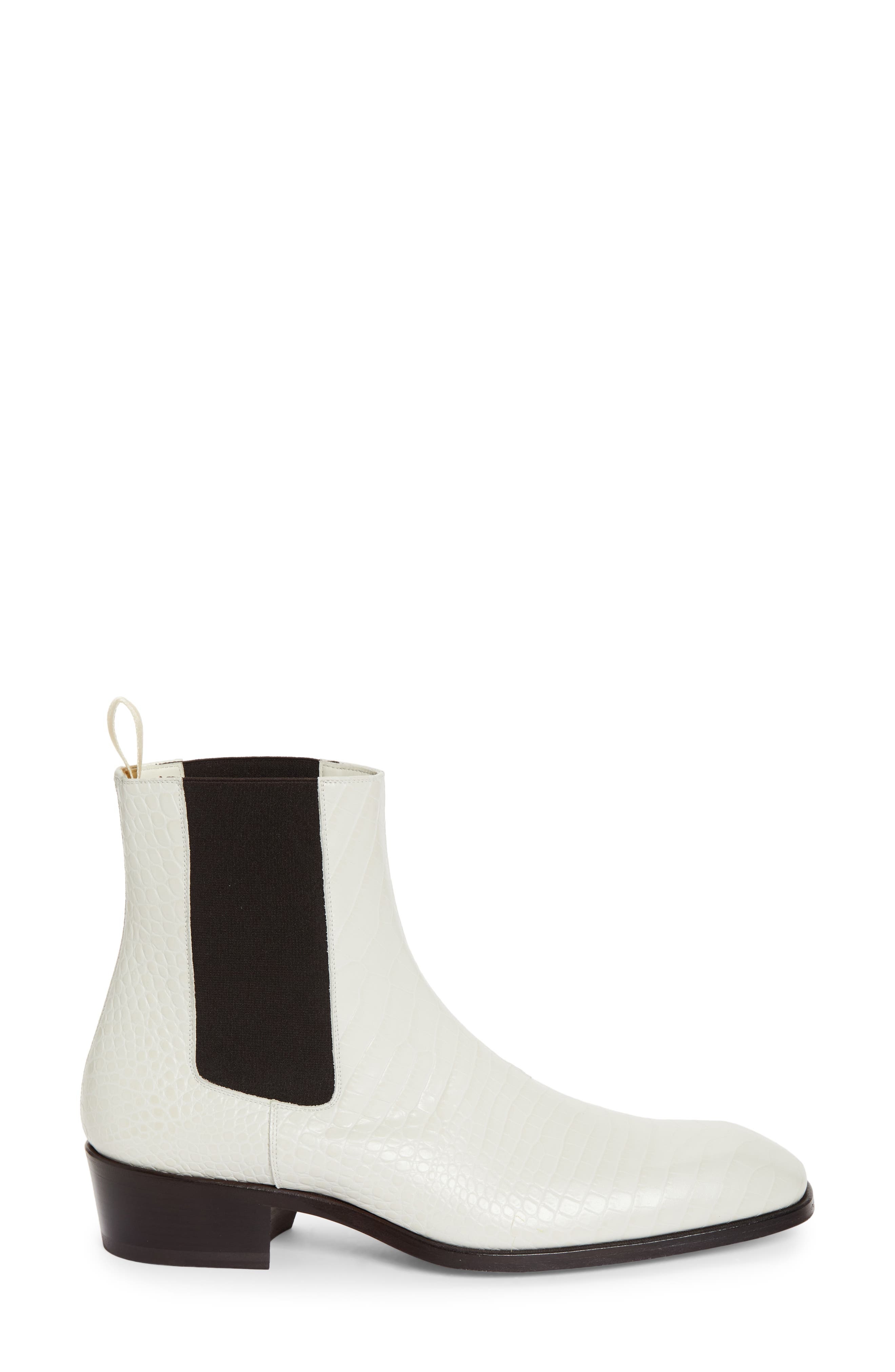 Bailey Croc Embossed Chelsea Boot - 3