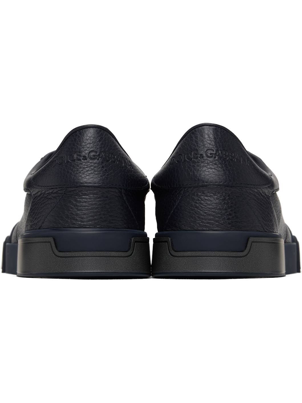 Navy Calfskin Portofino Yacht Sneakers - 2