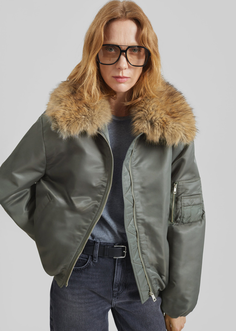 Arslev Bomber Jacket - Pale Olive 4