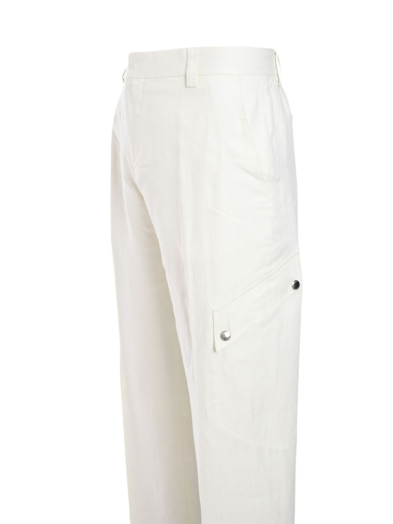 slim-cut cargo trousers 4
