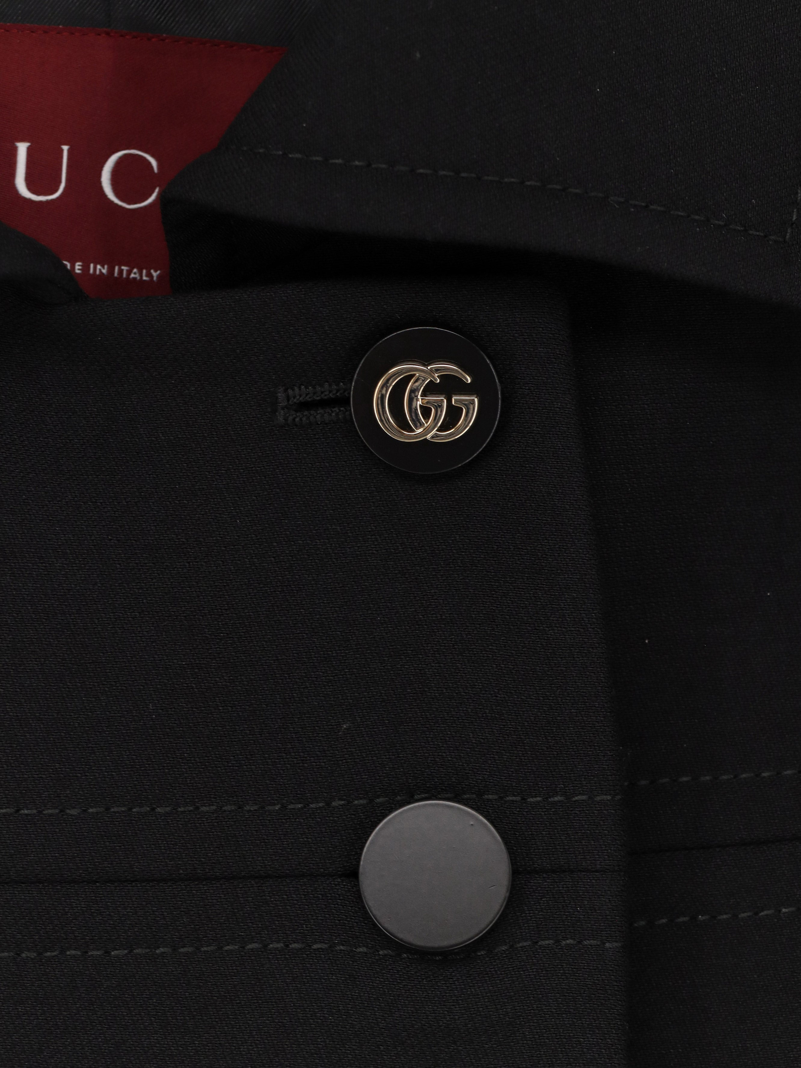 Gucci Double-Breasted Wool Coat - 3
