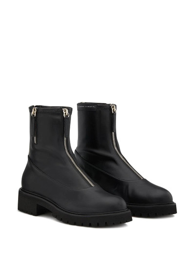 Giuseppe Zanotti chunky tread combat boots outlook