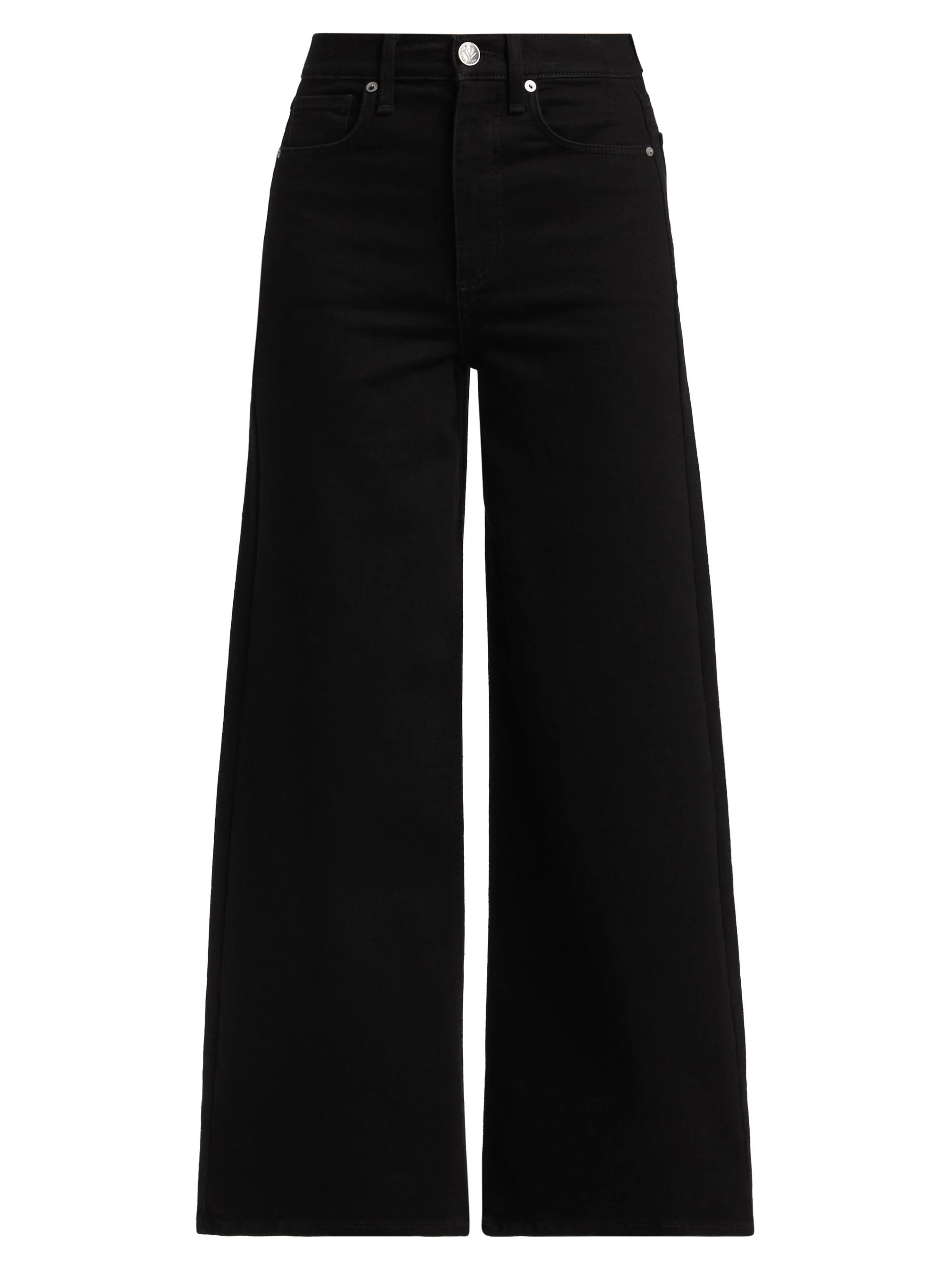 Women's Flexi Sofie High-Rise Ankle Wide-Leg Jeans - Black - 1