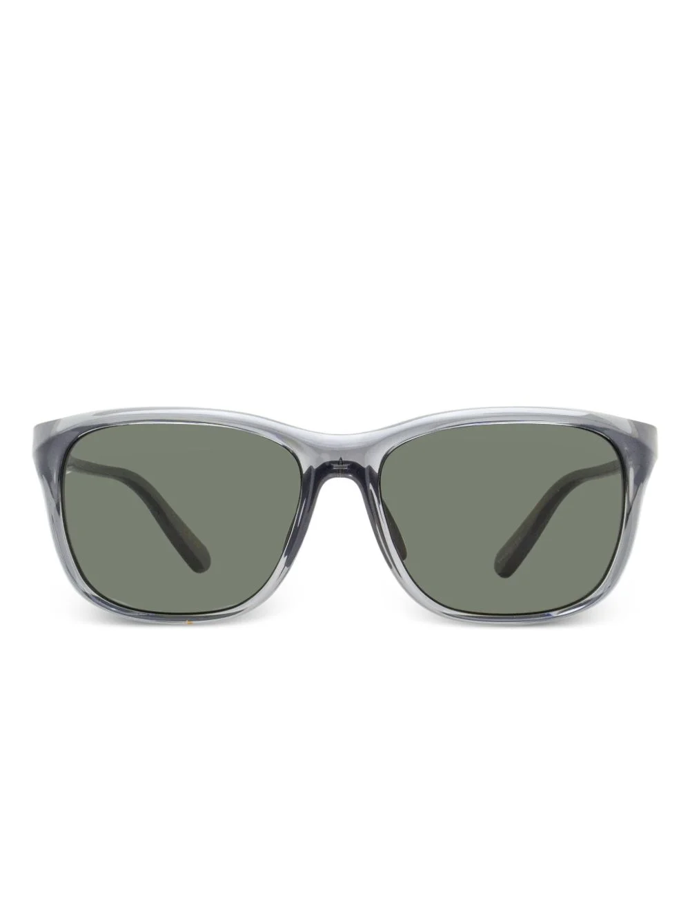 rectangular emblem sunglasses - 1