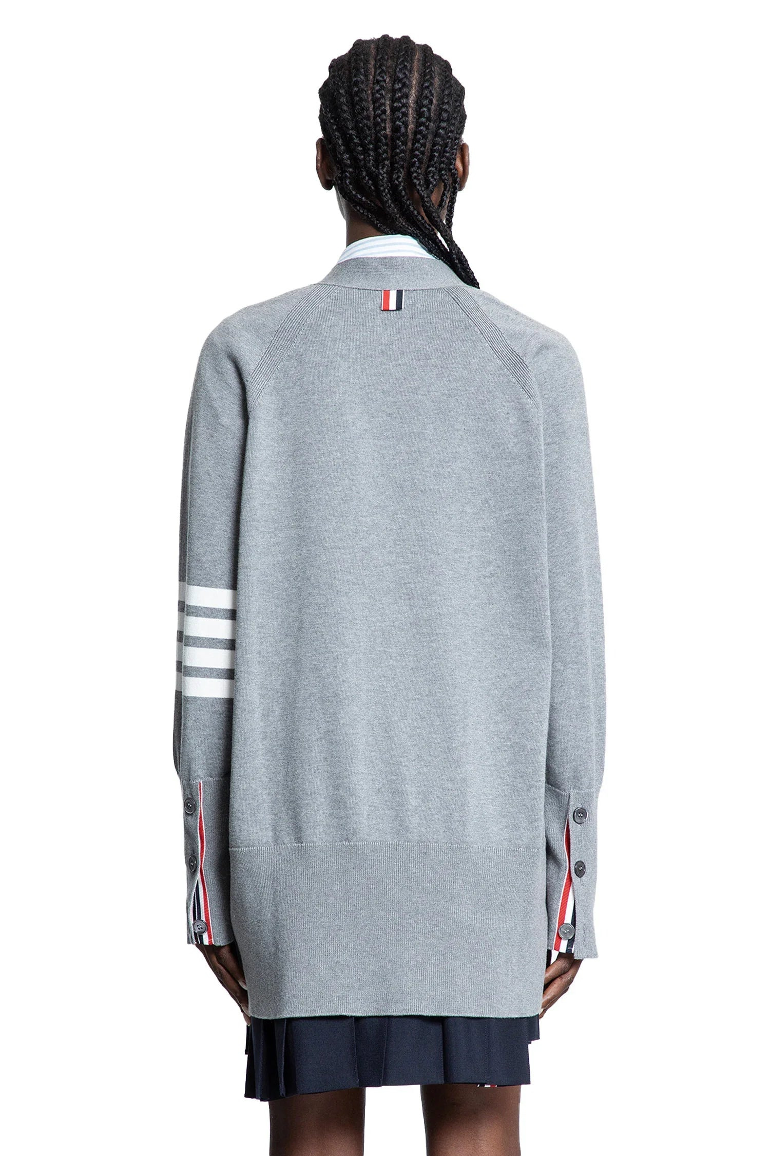 Cotton-4-Bar-V-Neck-Cardigan - 3