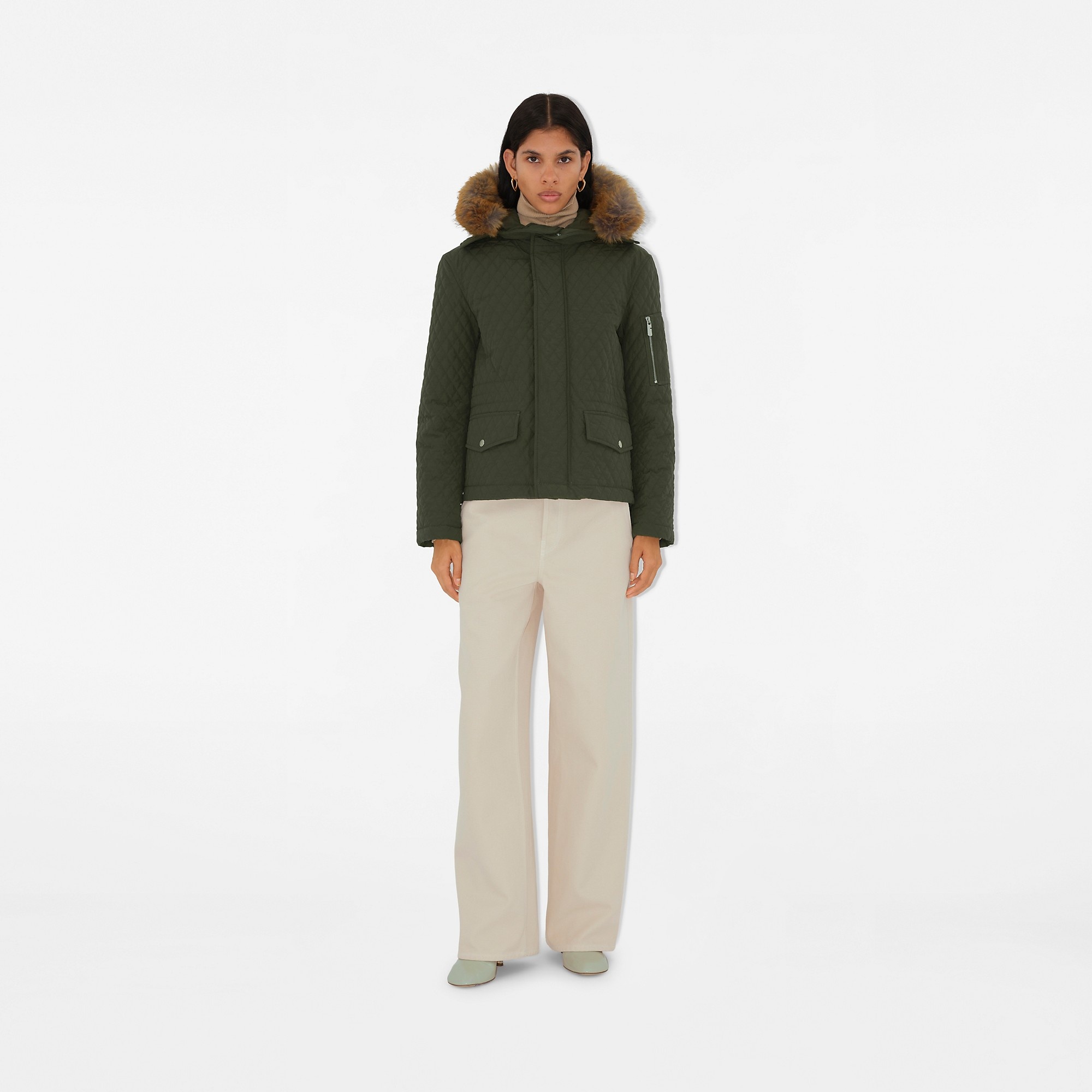 Quilted Cotton Blend Jacket - 2