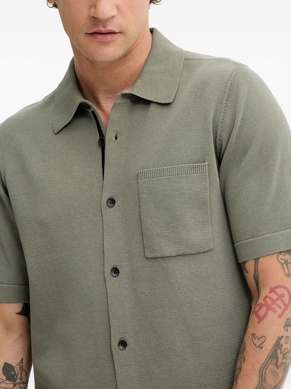 knitted pocket shirt - 3