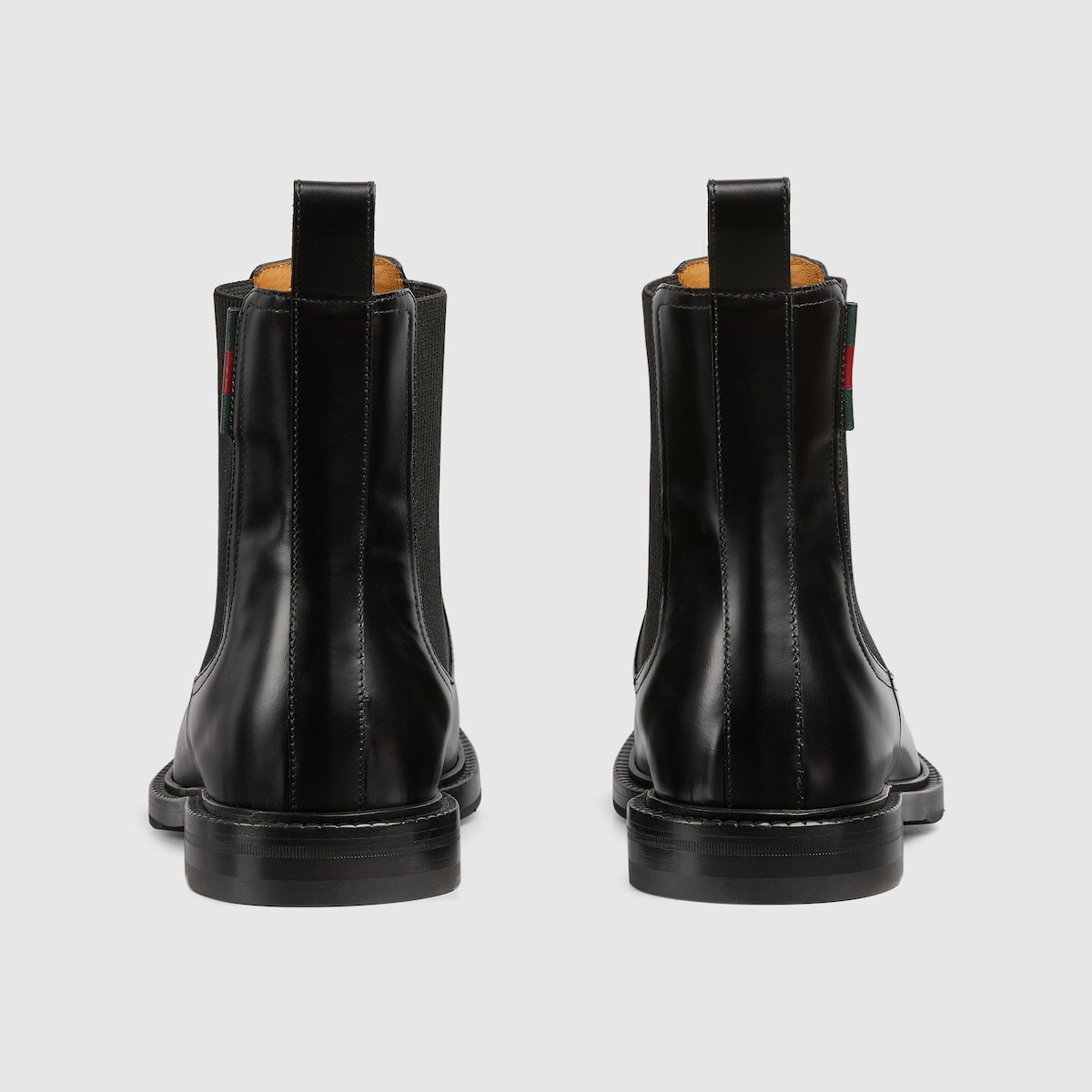 Men's ankle boot with leather Web - 4
